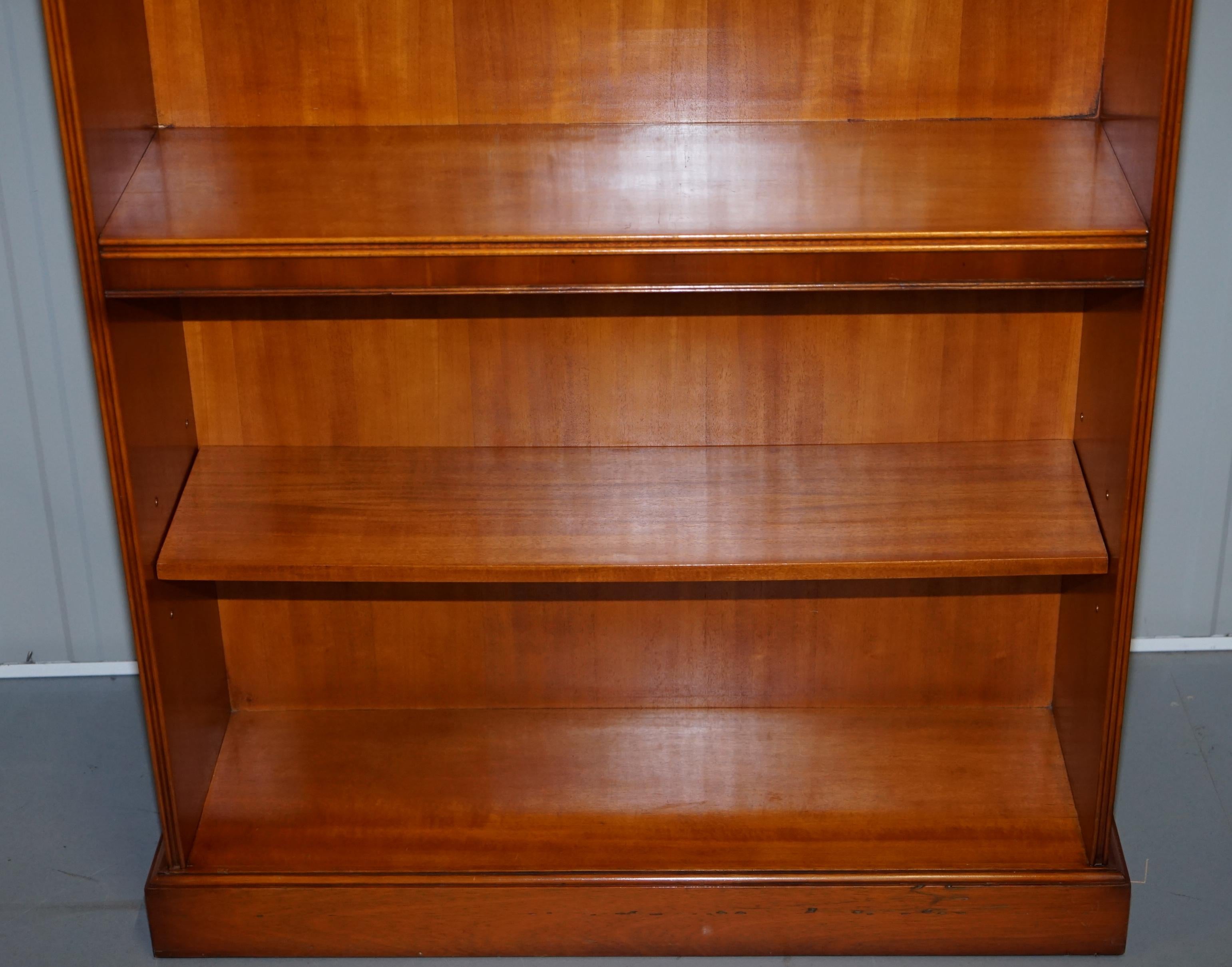 20th Century Lovely Matching Pair of Bradley Library Bookcases with Height Adjustable Shelves