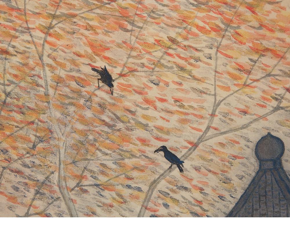 Japanese Lovely Meiji Period Scroll Paintings Japan Artist Waterfall Landscape Painted