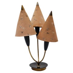 Lovely Mid-Century Brass Table Lamp, 1950s Germany