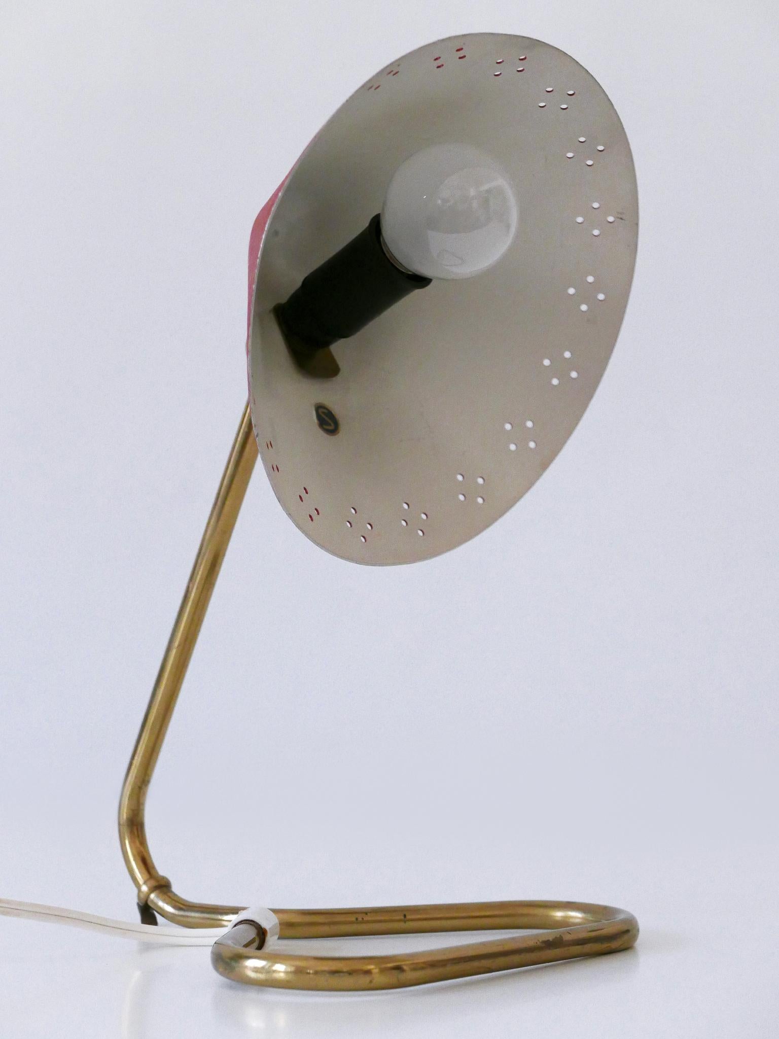 Lampe de table en laiton du milieu du siècle par Erik Wärnå pour Gnosjö Suède années 1950 en vente 8