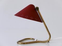 Hübsche Messing-Tischlampe aus der Mitte des Jahrhunderts von Erik Wärnå für Gnosjö Schweden 1950er Jahre