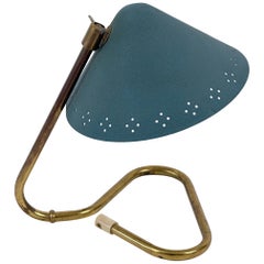 Lovely Mid Century Brass Table Lamp by Erik Wärnå for Gnosjö Sweden 1950s