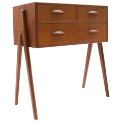 Lovely Mid-Century Moder Italian Teak Chest of Drawer by Barovero, 1960s