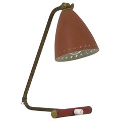 Lovely Mid Century Modern Adjustable Table Lamp or Wall Light Sweden 1950s