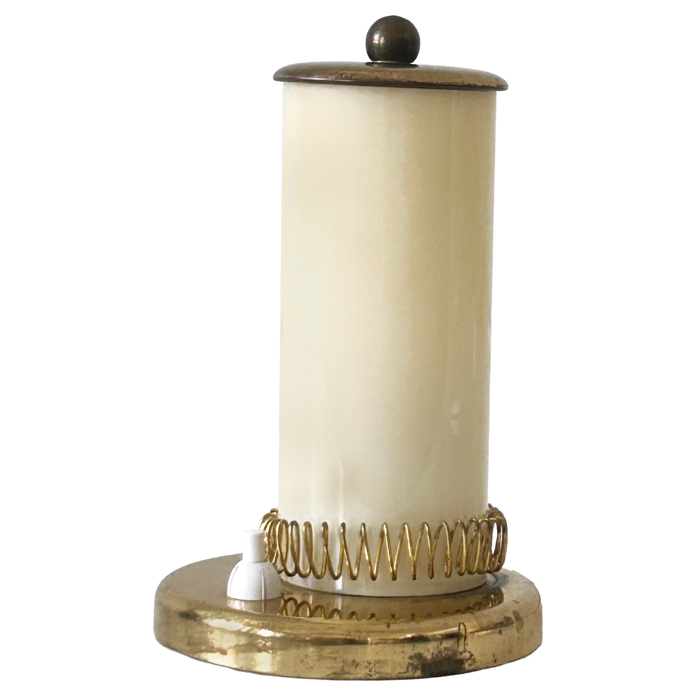 Lovely Mid Century Modern Bedside Table Lamp Germany 1950s For Sale