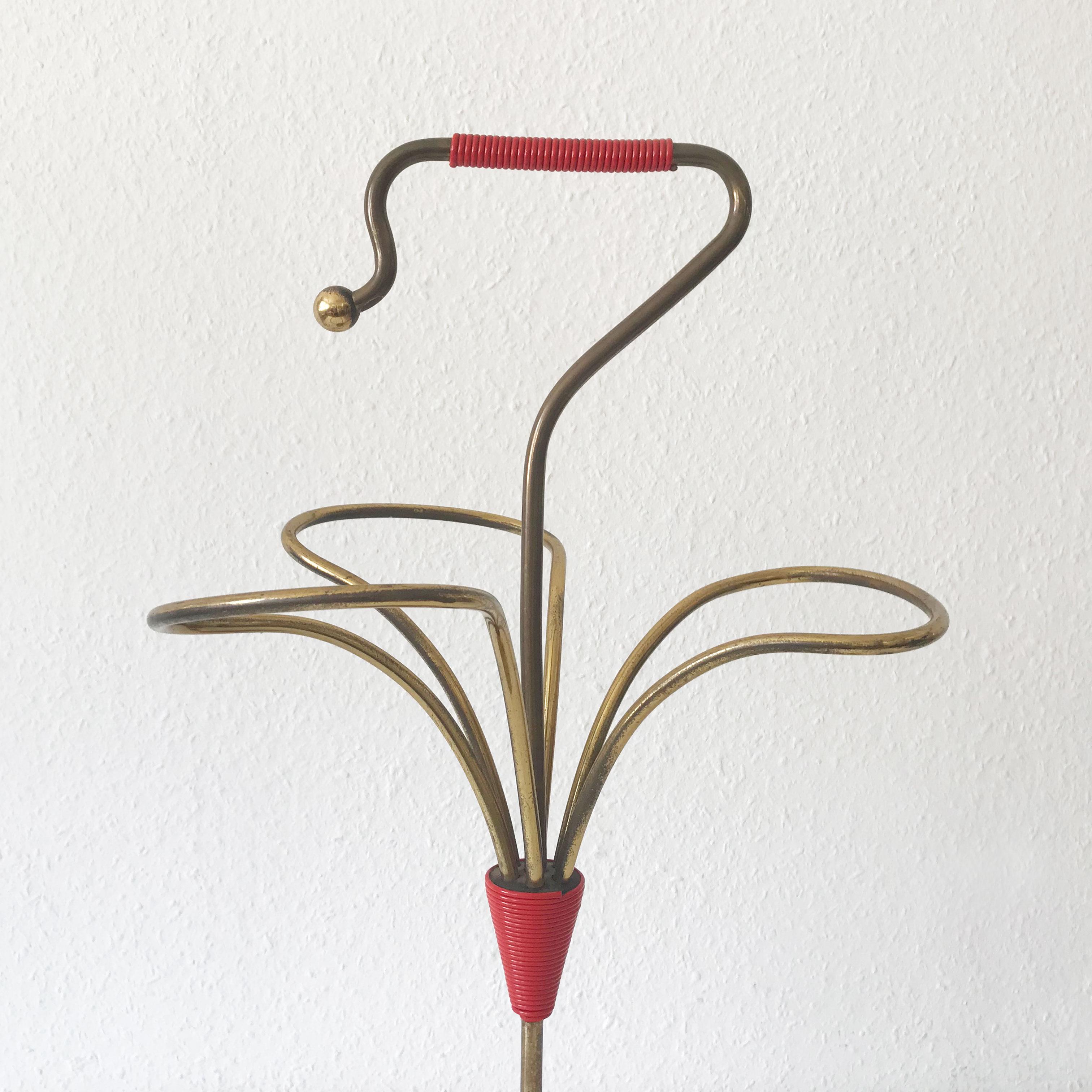 Grazioso portaombrelli in ottone della modernità di metà secolo, anni '50, Austria in vendita 5