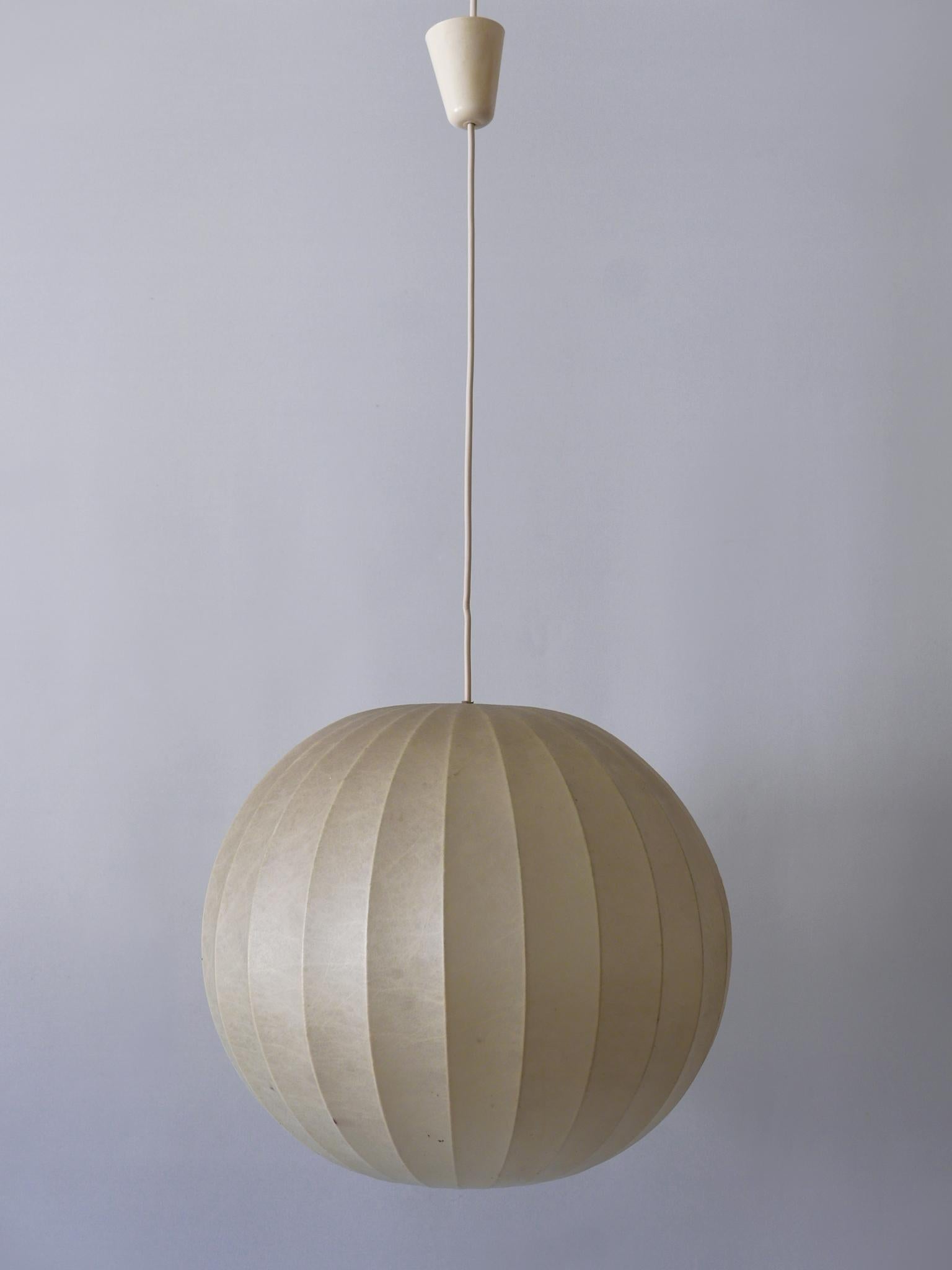 Mid-Century Modern Lovely Mid-Century Modern Cocoon Pendant Lamp or Hanging Light Germany 1960s