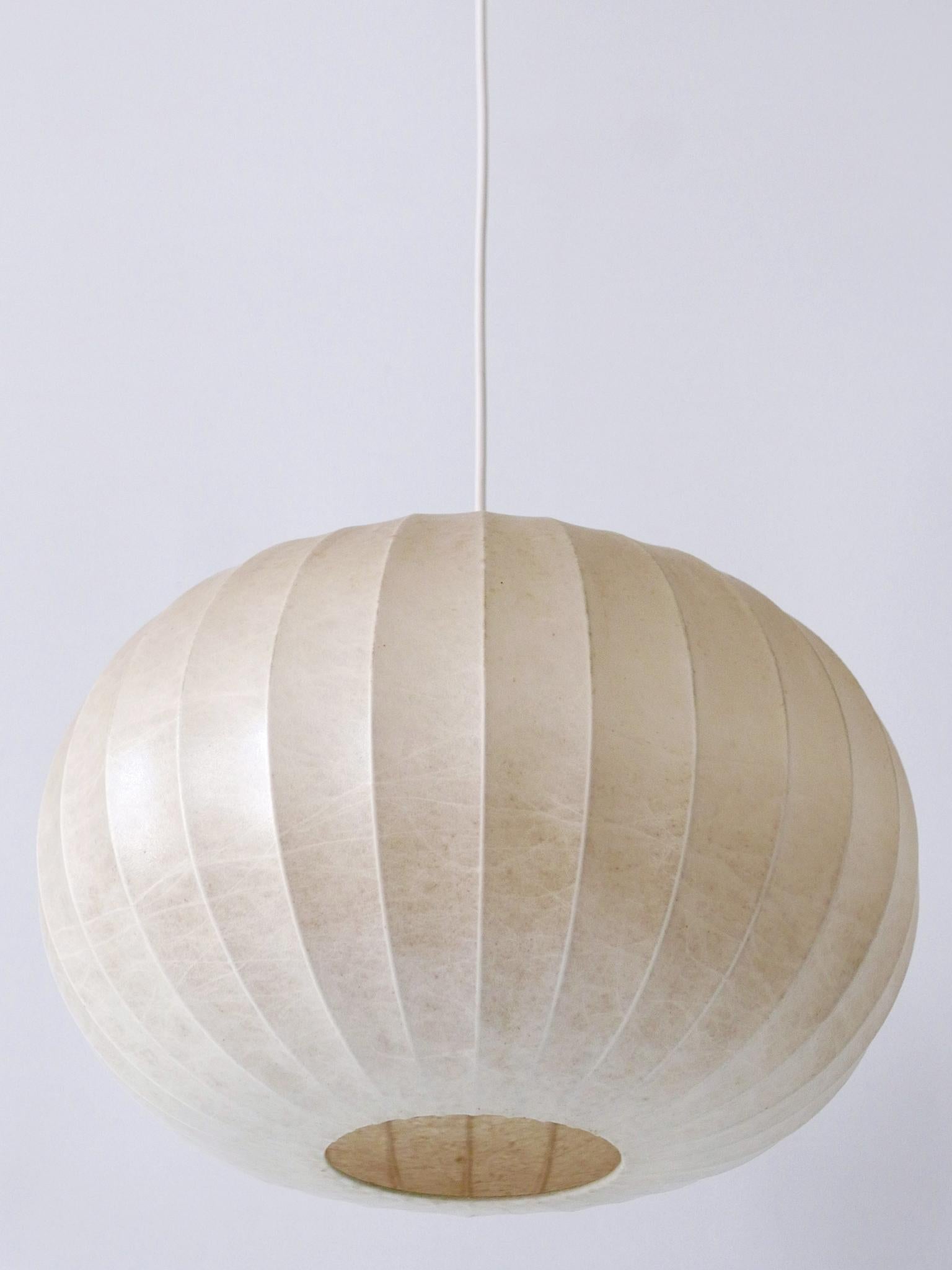 Mid-Century Modern Charmante lampe pendante ou suspension Cocoon Modernity Allemagne 1960s