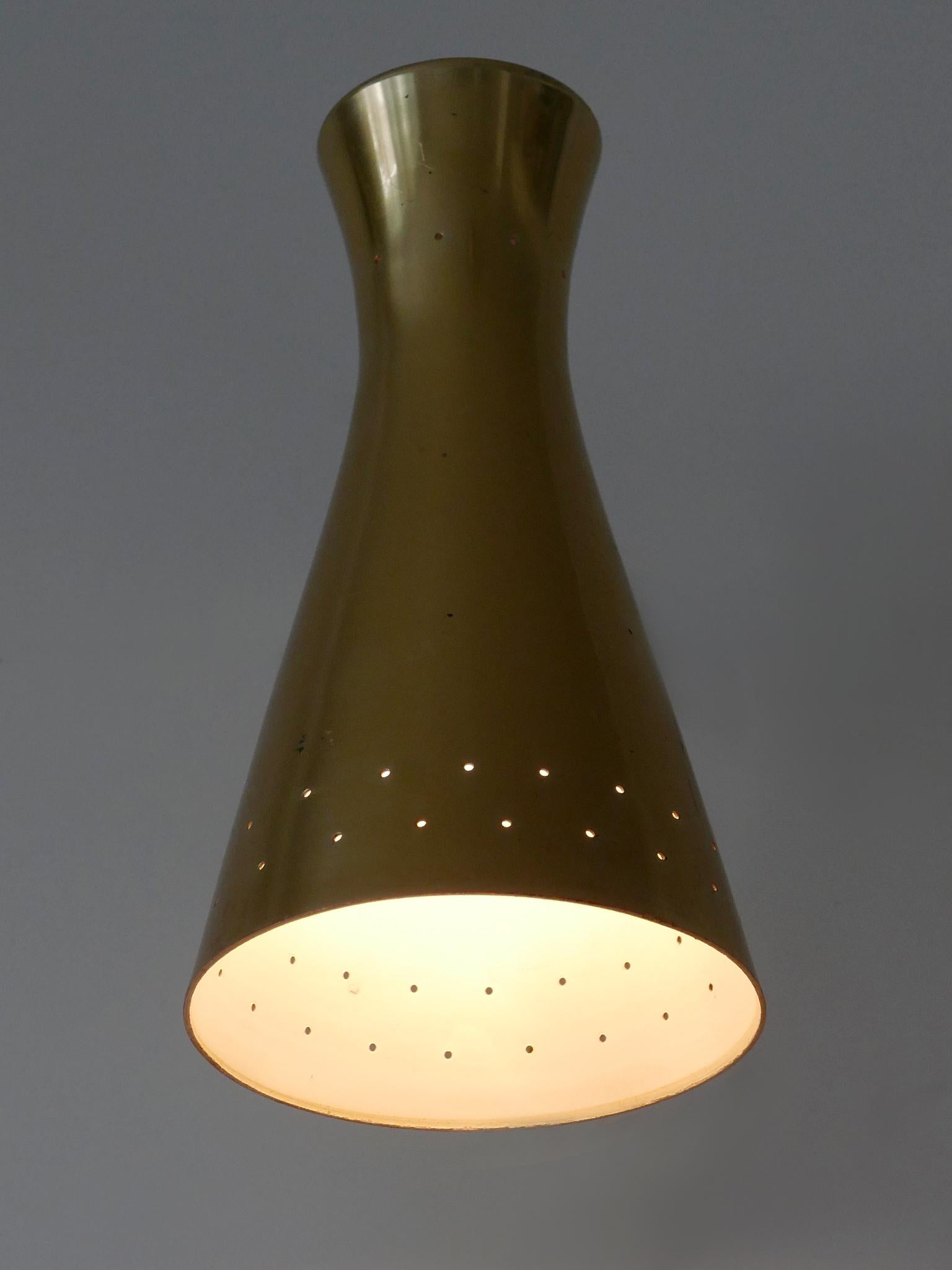 Lovely Mid Century Modern Diabolo Wall Lamp or Sconce Germany 1950s For Sale 3