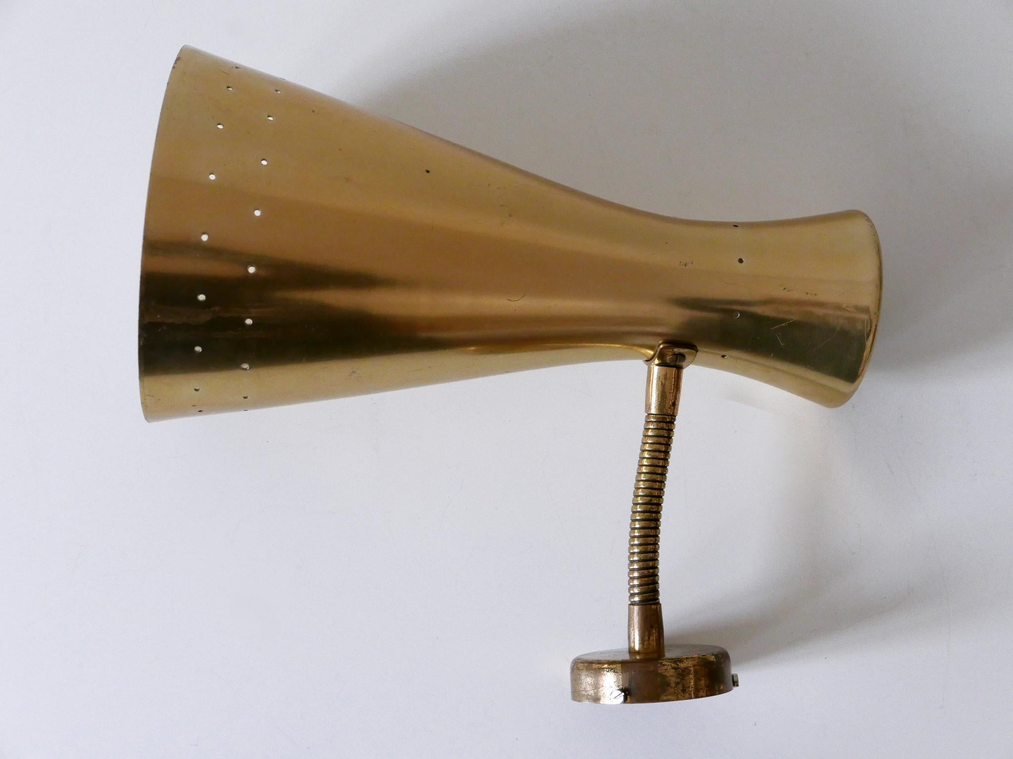 Lovely Mid Century Modern Diabolo Wall Lamp or Sconce Germany 1950s For Sale 7