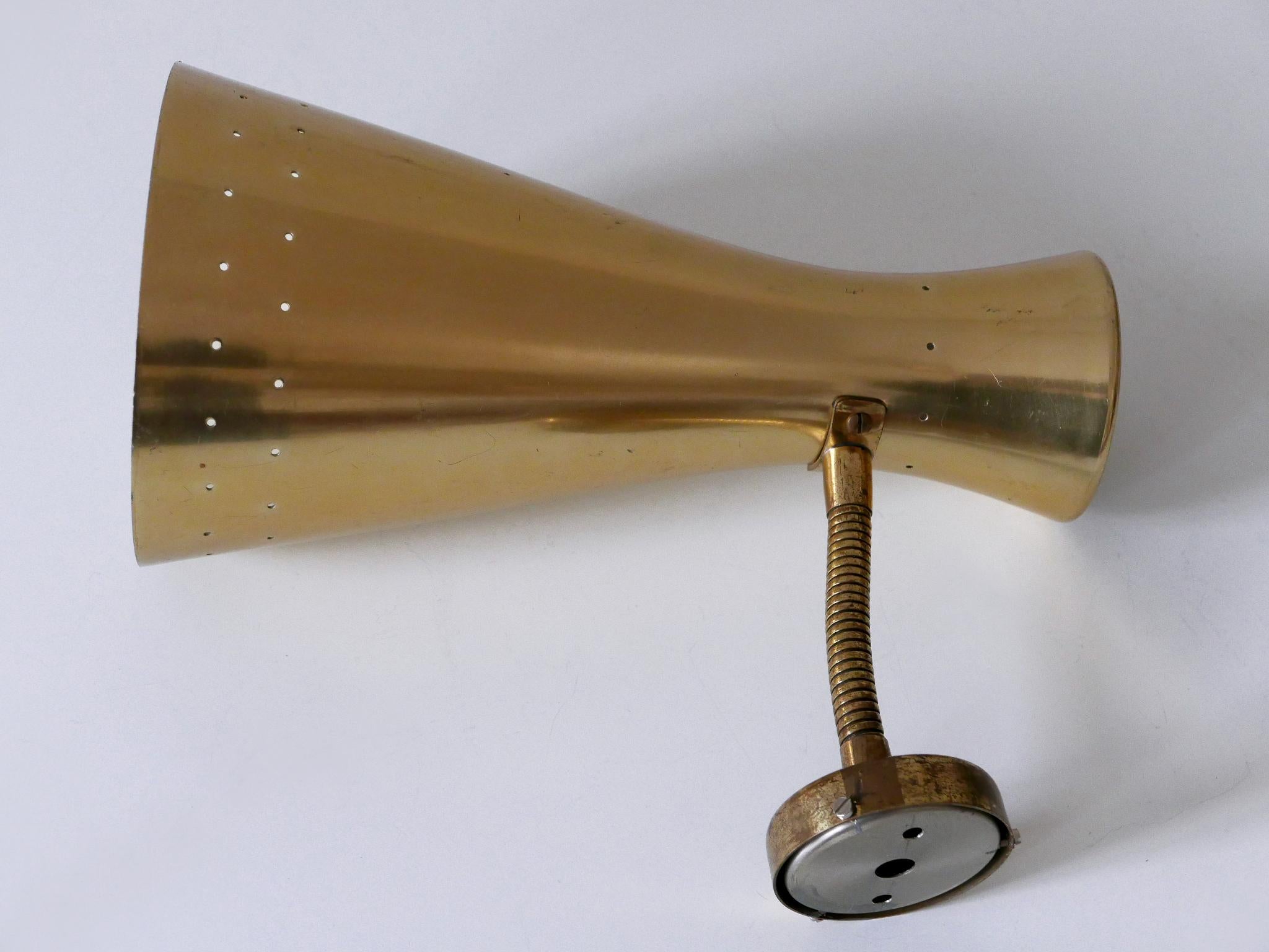 Lovely Mid Century Modern Diabolo Wall Lamp or Sconce Germany 1950s For Sale 8