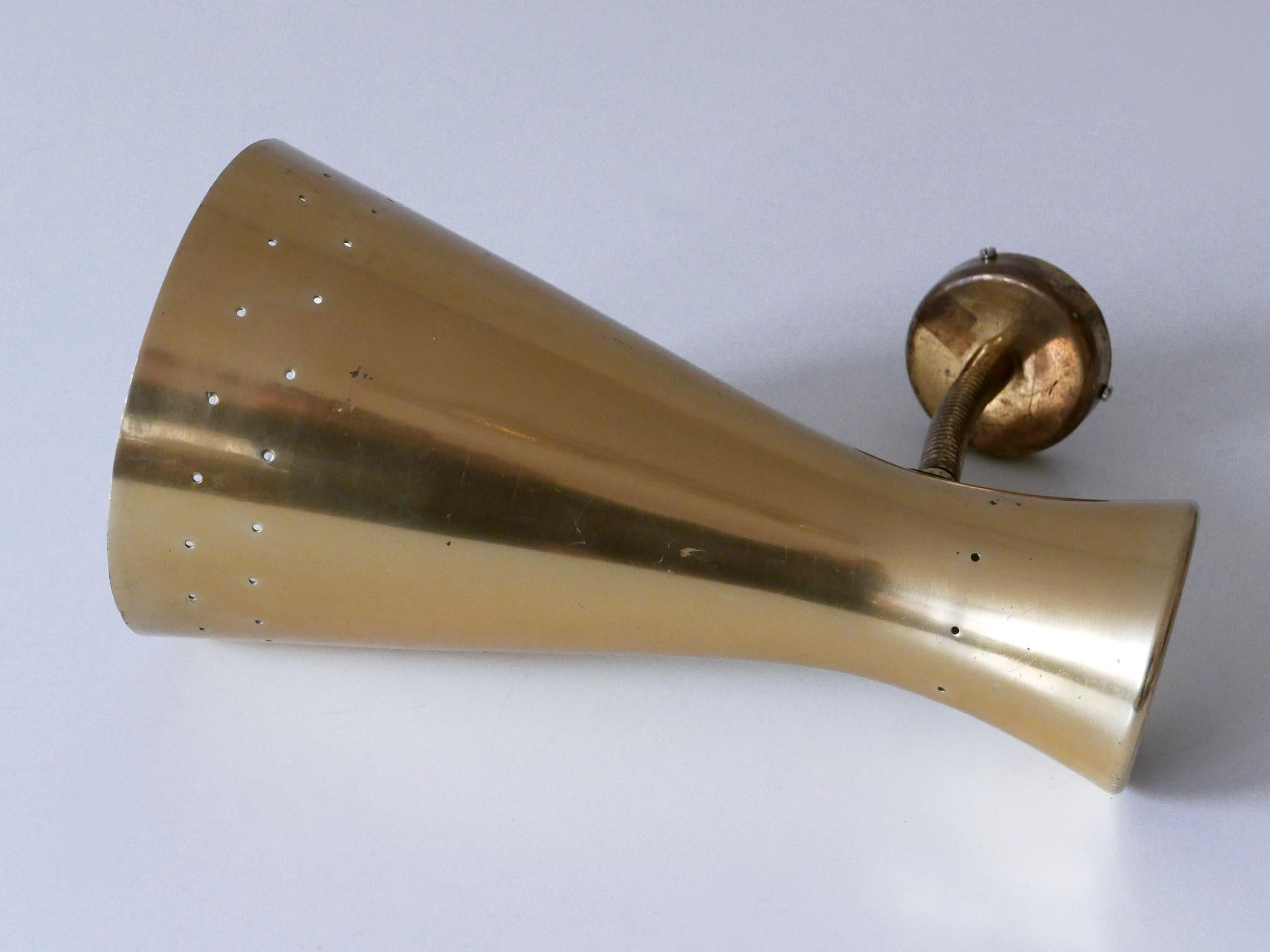 Lovely Mid Century Modern Diabolo Wall Lamp or Sconce Germany 1950s For Sale 9