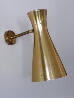 Lovely Mid Century Modern Diabolo Wall Lamp or Sconce Germany 1950s
