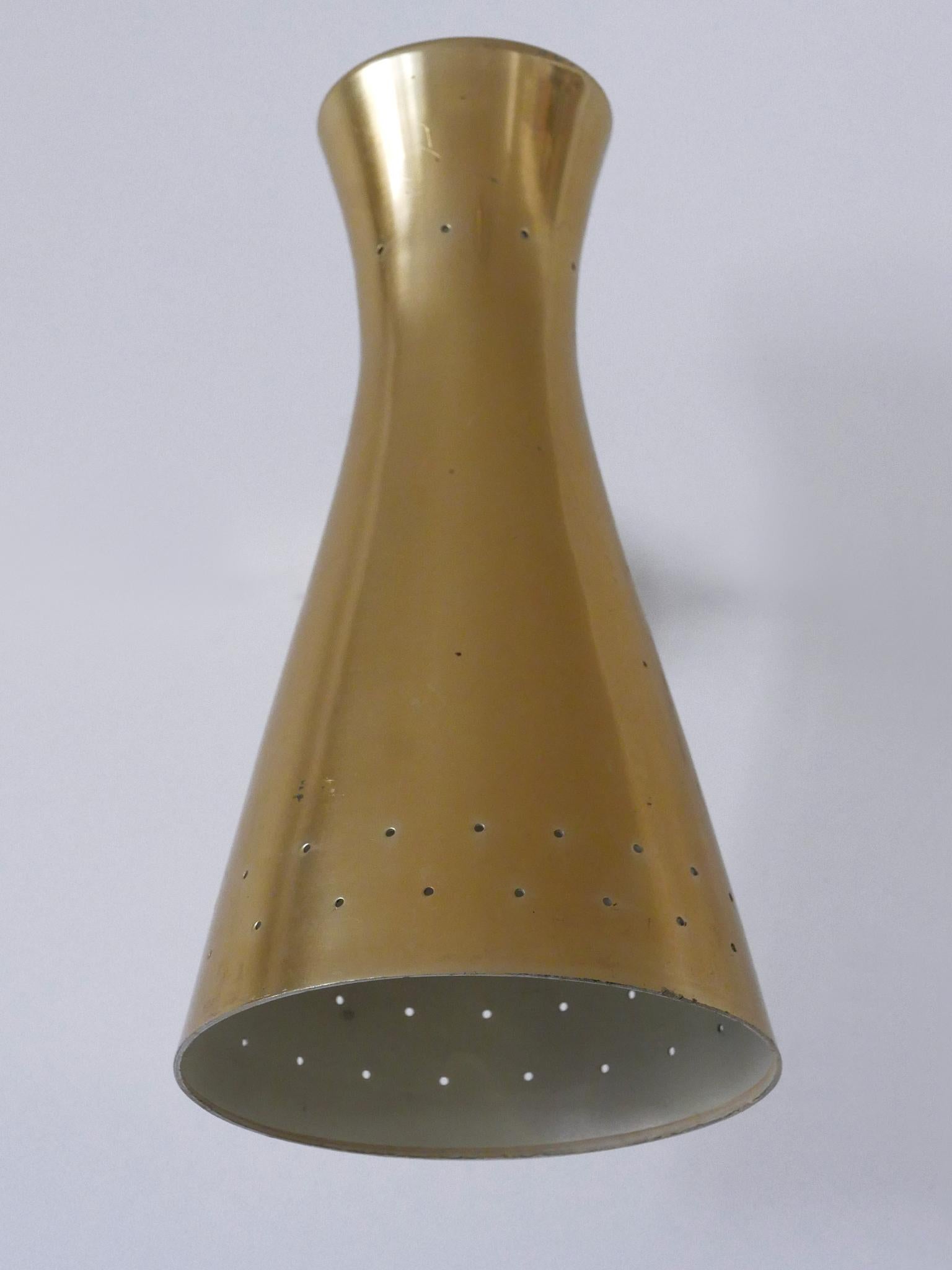 Lovely Mid Century Modern Diabolo Wall Lamp or Sconce Germany 1950s For Sale 2