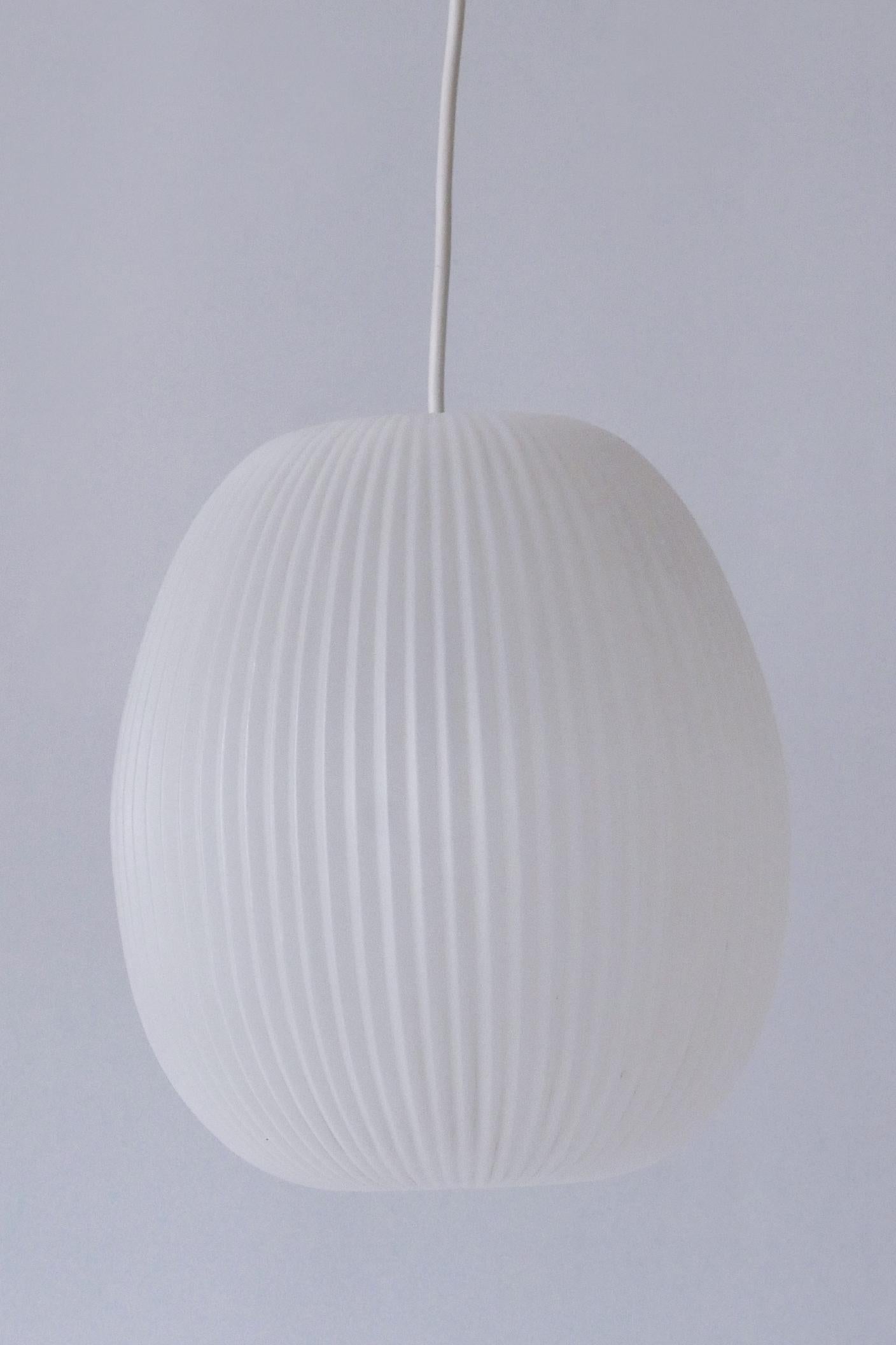 Lovely Mid-Century Modern Pendant Lamp by Aloys F. Gangkofner für Erco 1960s For Sale 4