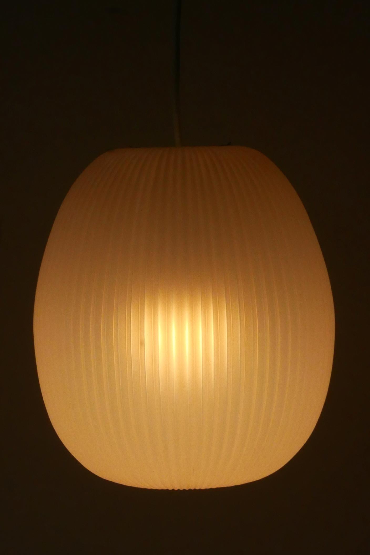 Lovely Mid-Century Modern Pendant Lamp by Aloys F. Gangkofner für Erco 1960s For Sale 5