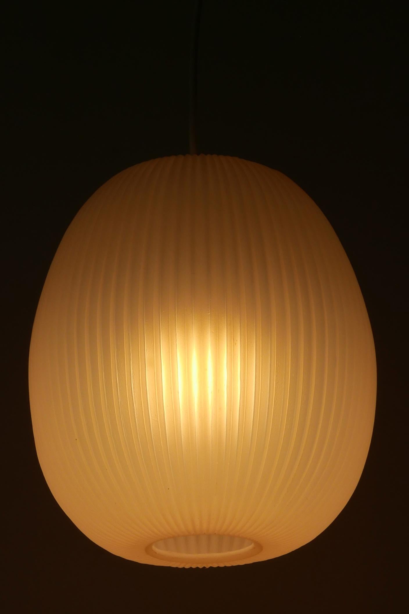 Lovely Mid-Century Modern Pendant Lamp by Aloys F. Gangkofner für Erco 1960s For Sale 7