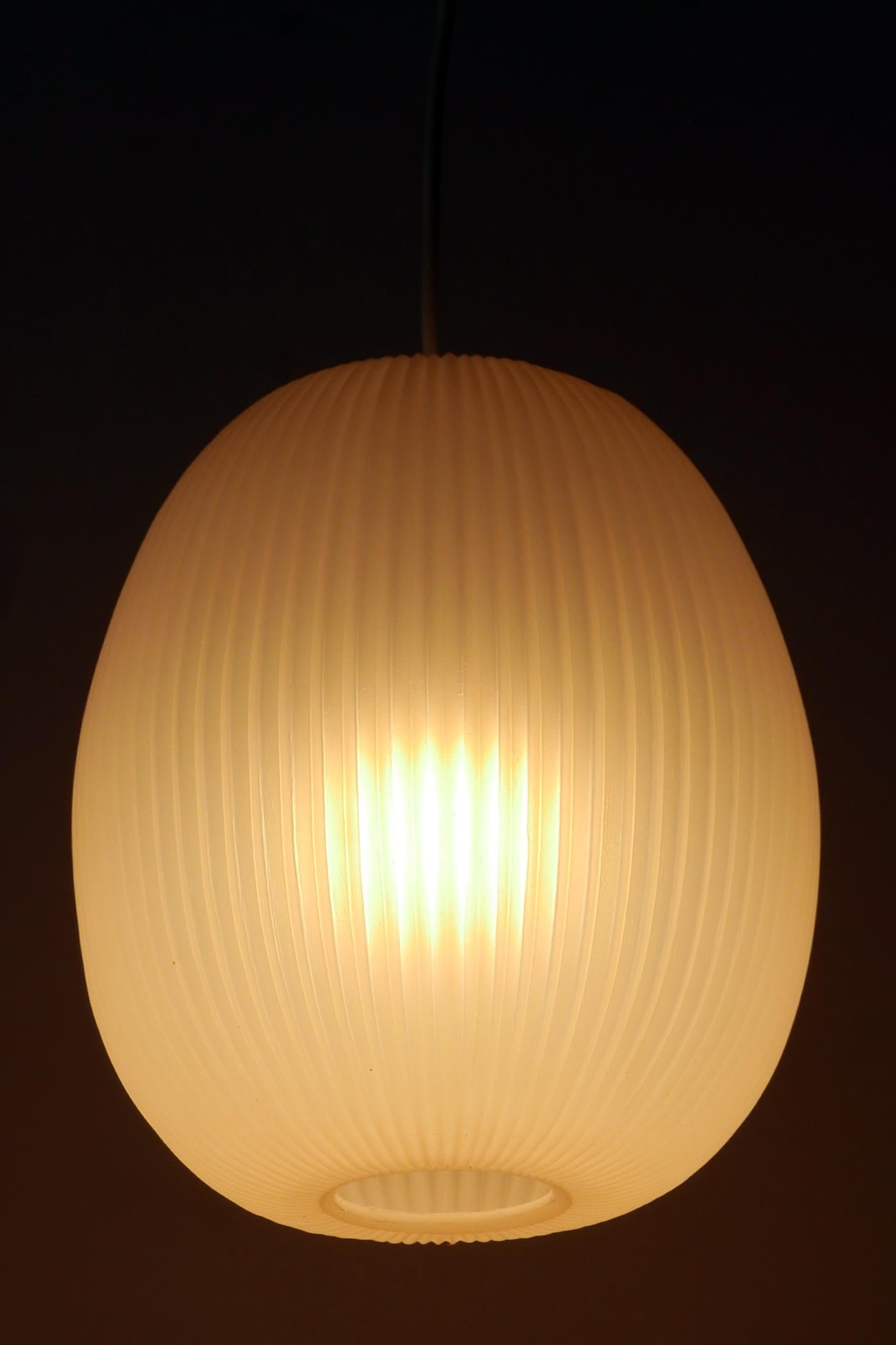 Lovely Mid-Century Modern Pendant Lamp by Aloys F. Gangkofner für Erco 1960s For Sale 9