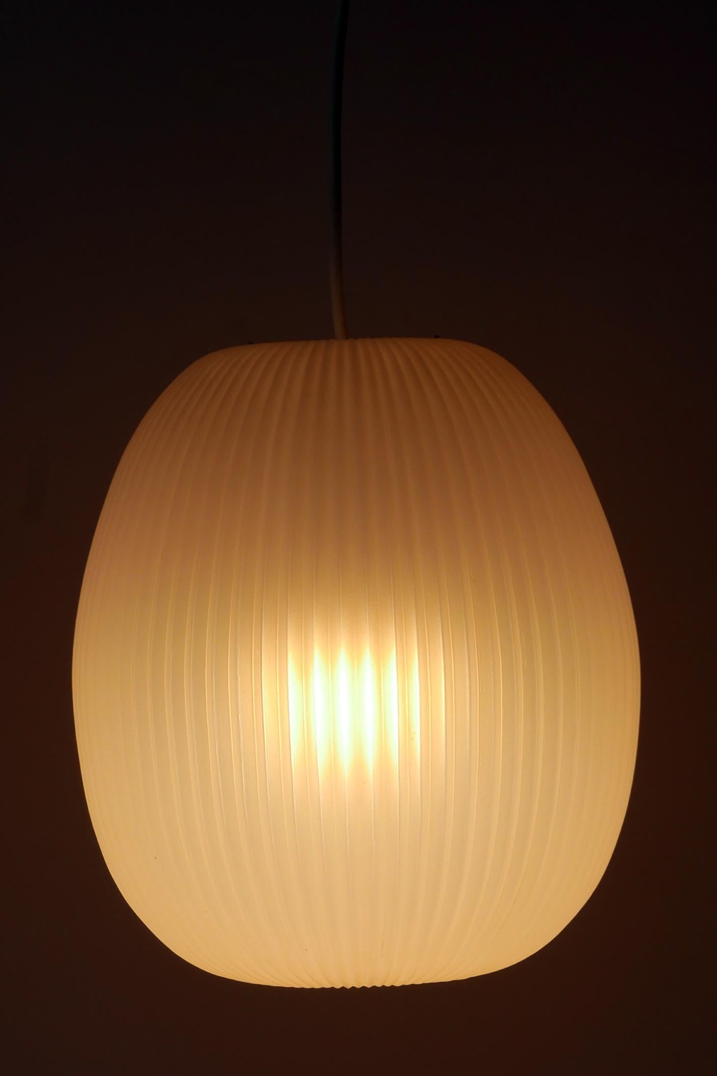 Lovely Mid-Century Modern Pendant Lamp by Aloys F. Gangkofner für Erco 1960s For Sale 11