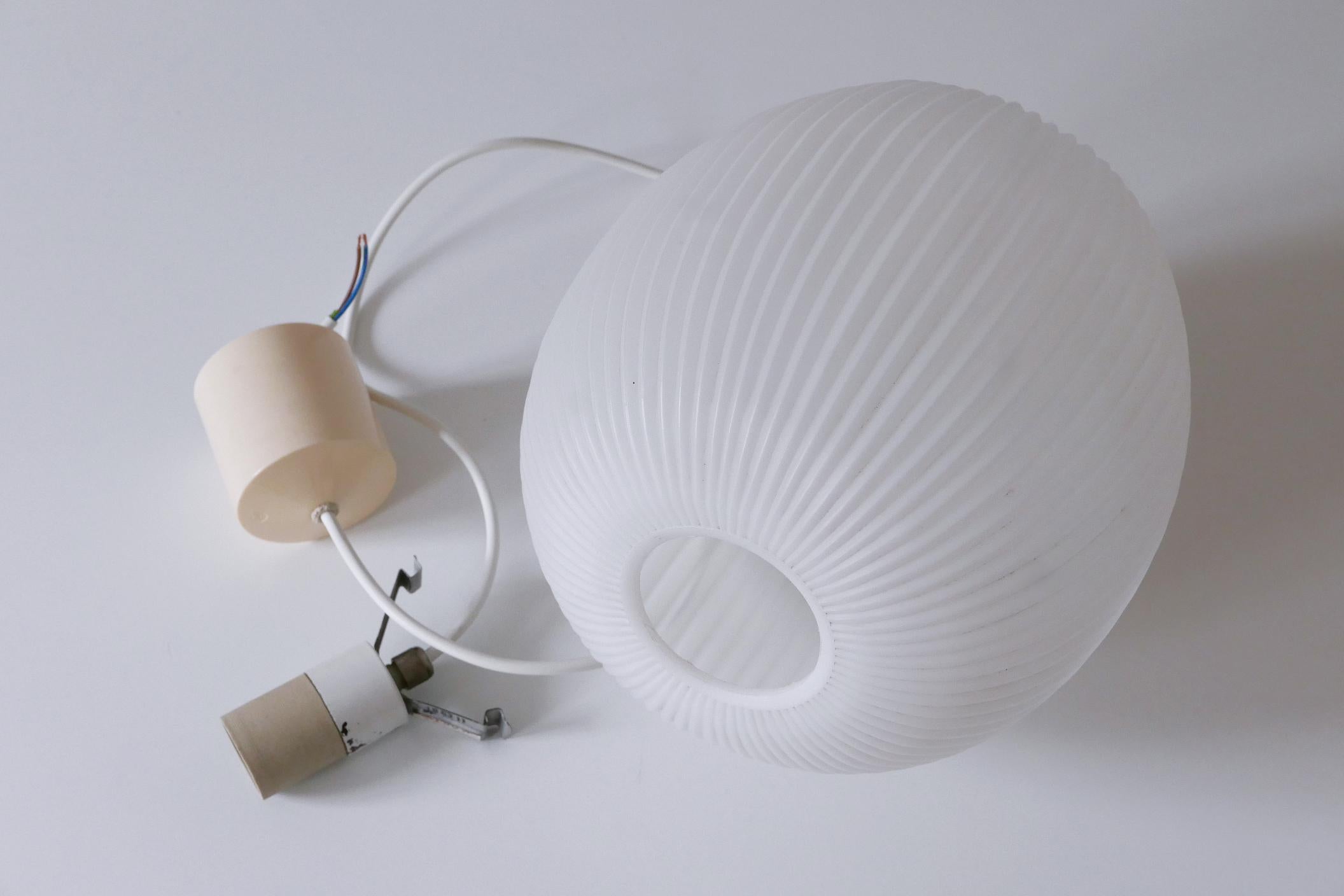 Lovely Mid-Century Modern Pendant Lamp by Aloys F. Gangkofner für Erco 1960s For Sale 13