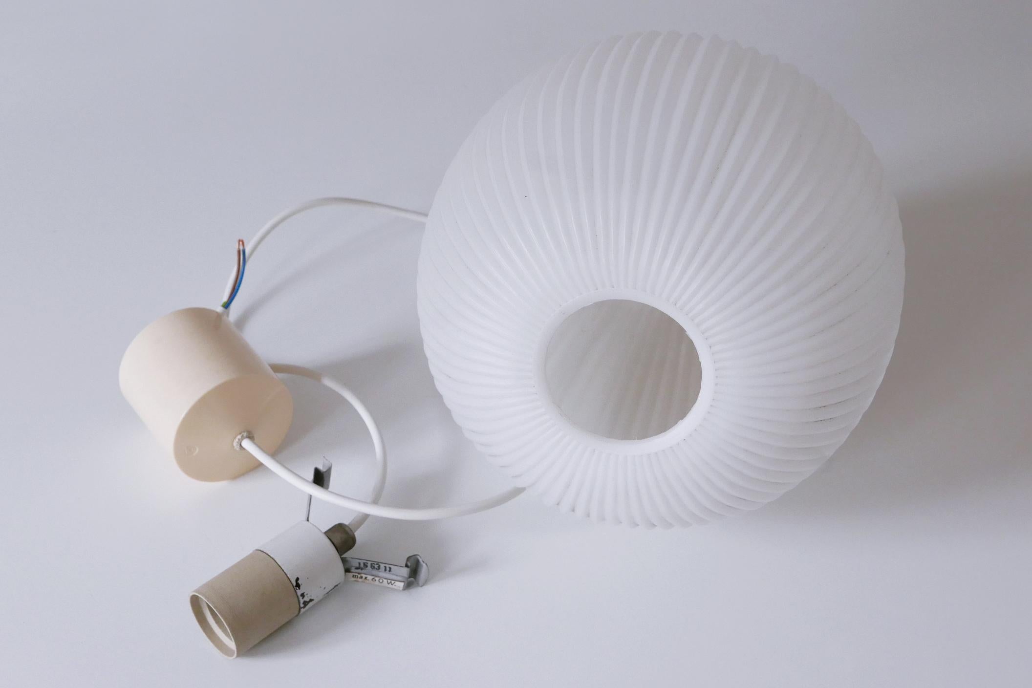 Lovely Mid-Century Modern Pendant Lamp by Aloys F. Gangkofner für Erco 1960s For Sale 14