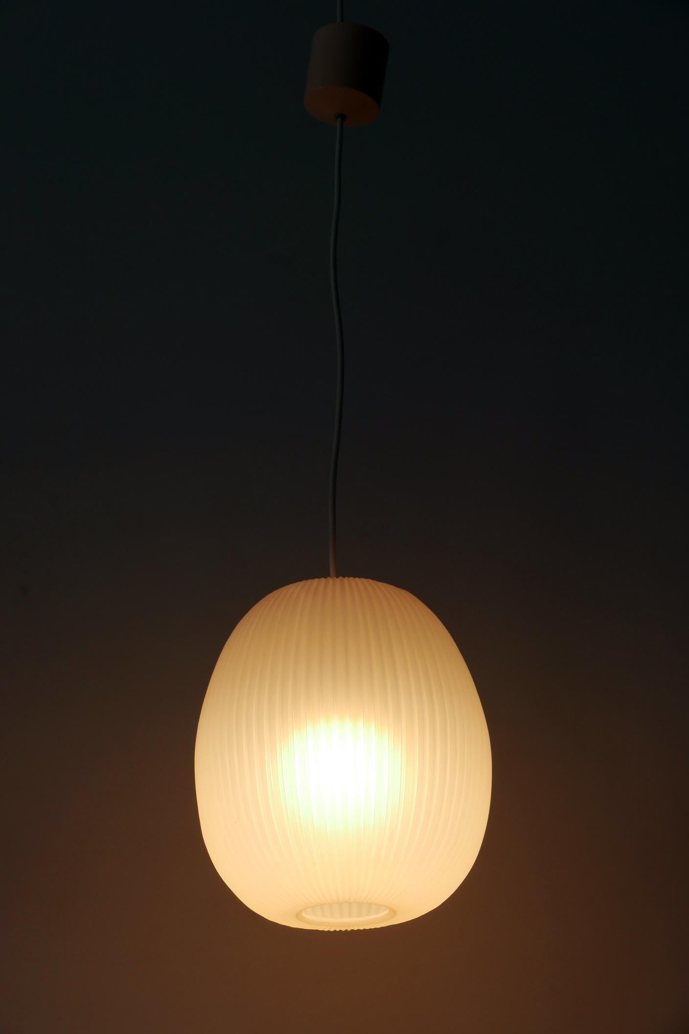 Lovely Mid-Century Modern Pendant Lamp by Aloys F. Gangkofner für Erco 1960s For Sale 1