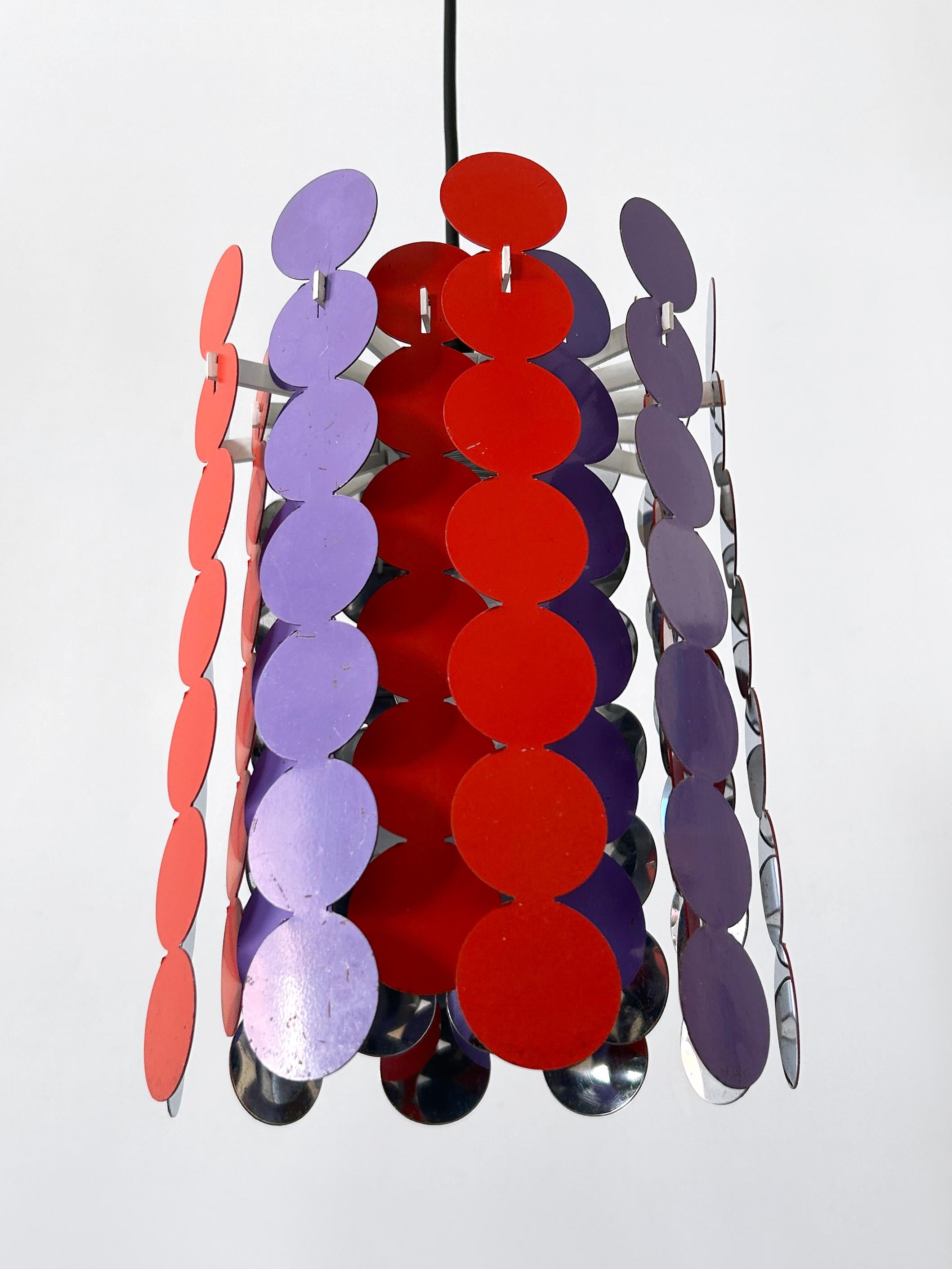 Hübsche Mid Century Modern Pendelleuchte oder Hängelampe von Doria 1960 Deutschland im Angebot 10