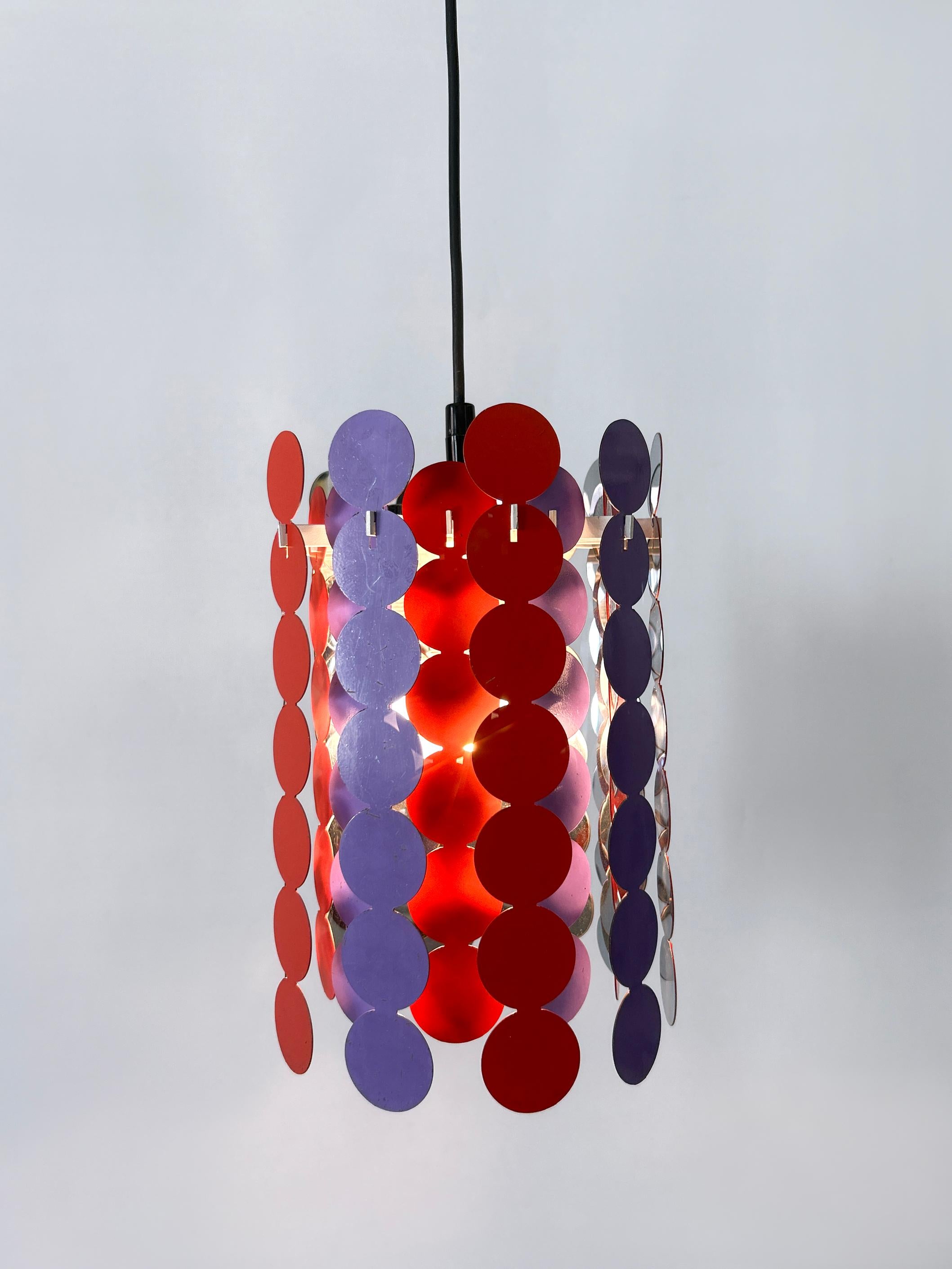 Hübsche Mid Century Modern Pendelleuchte oder Hängelampe von Doria 1960 Deutschland im Zustand „Gut“ im Angebot in Munich, DE