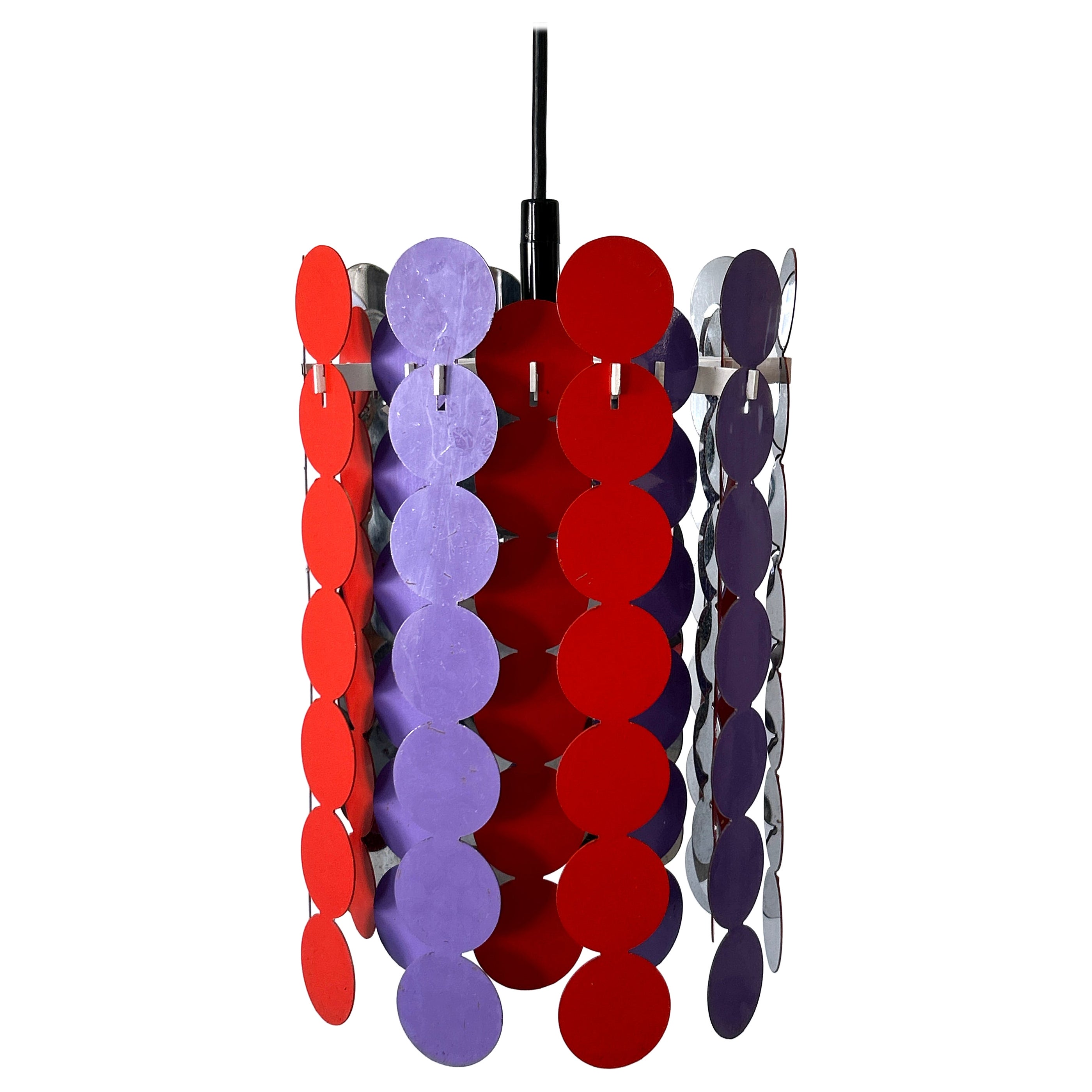 Hübsche Mid Century Modern Pendelleuchte oder Hängelampe von Doria 1960 Deutschland im Angebot