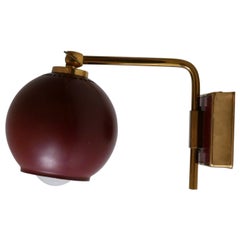 Schöner Mid-Century-Modern-Wandleuchter „ Mohnblumenkappe“ von Paul Neuhaus Deutschland 1950er Jahre