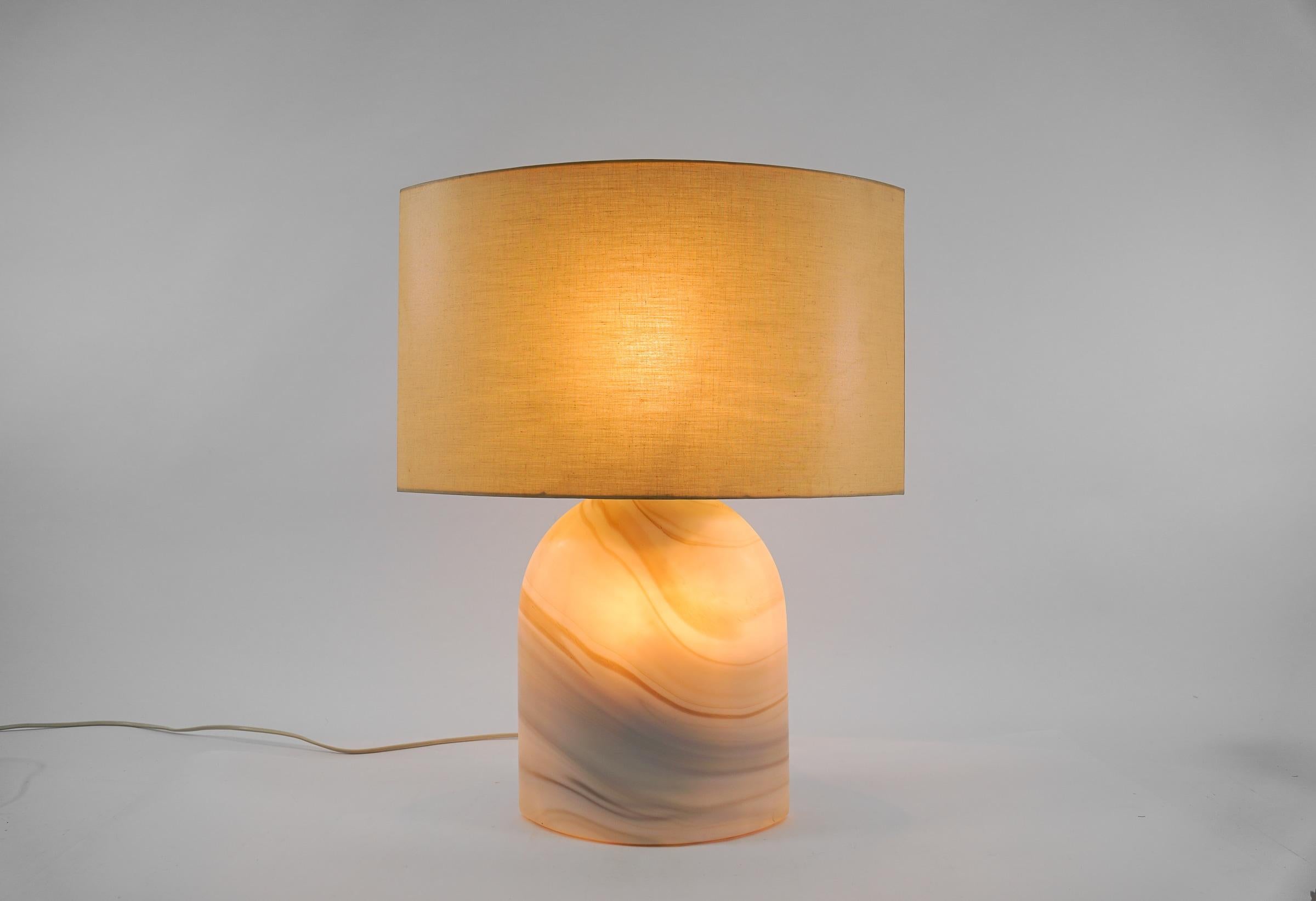 German Lovely Mid-Century Modern Table Lamp by Peill & Putzler for Carrara Arte, 1960s  For Sale