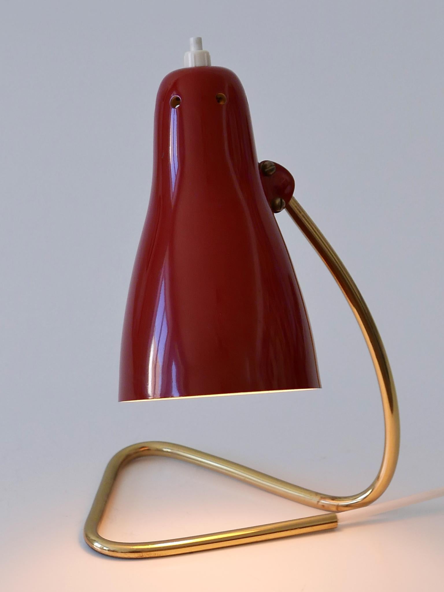Ravissante lampe de bureau ou applique moderne du milieu du siècle dernier par Rupert Nikoll, Autriche, années 1960 en vente 5