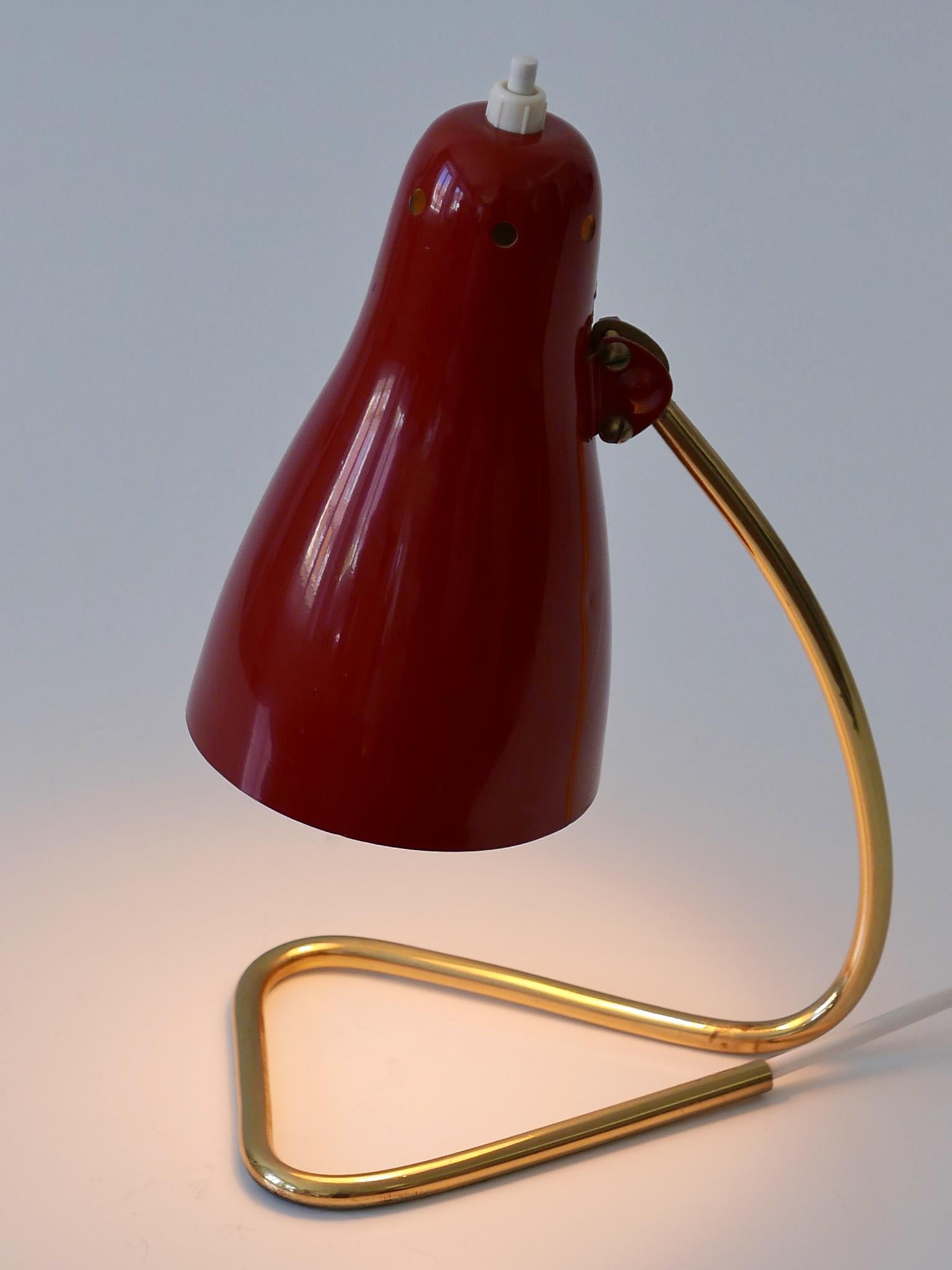 Ravissante lampe de bureau ou applique moderne du milieu du siècle dernier par Rupert Nikoll, Autriche, années 1960 en vente 8