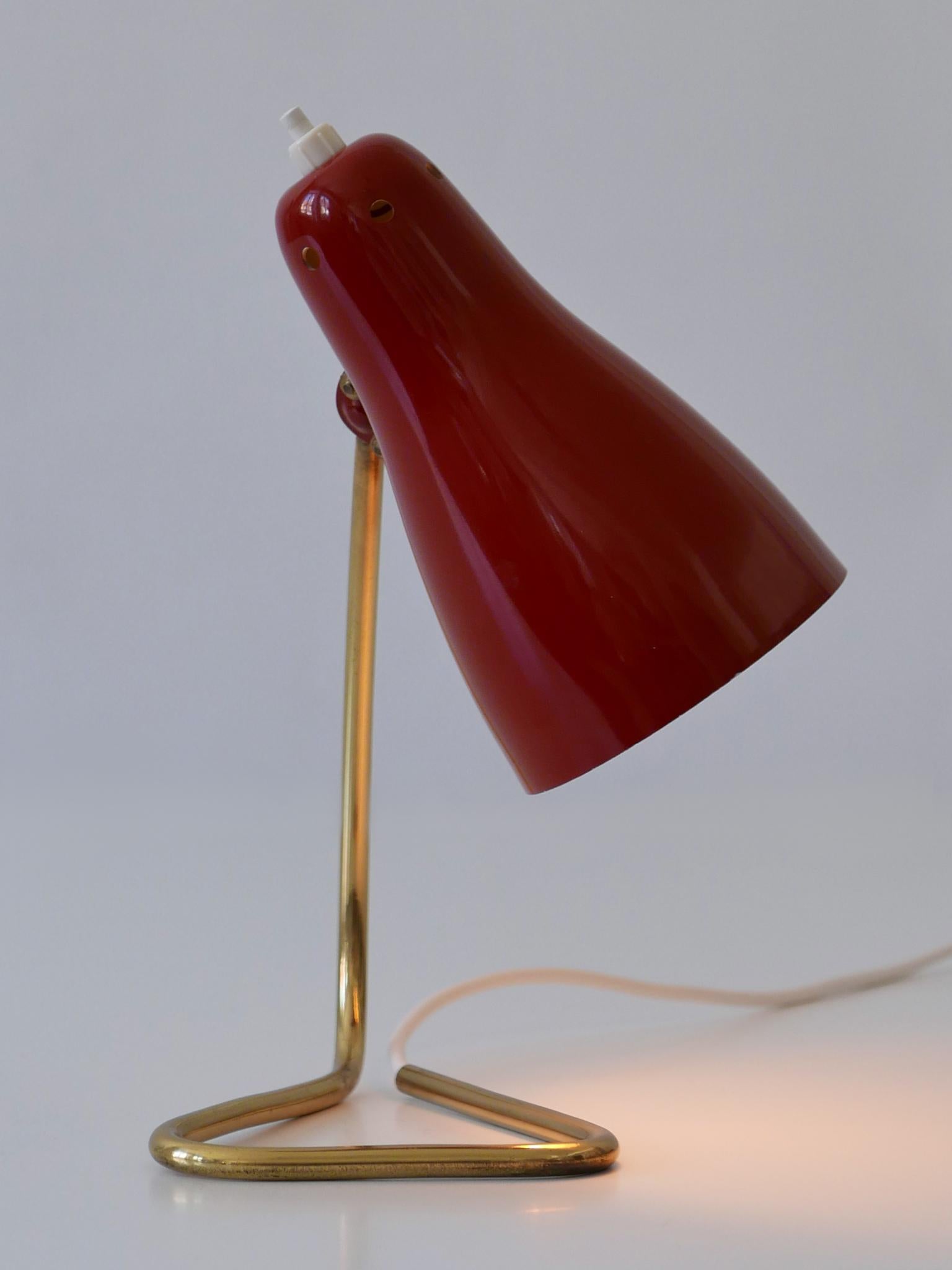 Ravissante lampe de bureau ou applique moderne du milieu du siècle dernier par Rupert Nikoll, Autriche, années 1960 en vente 10