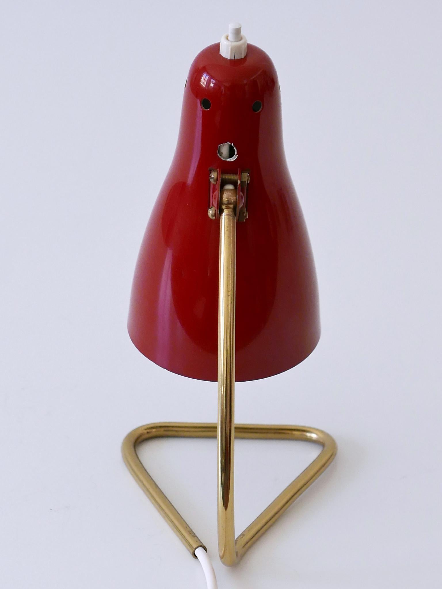 Ravissante lampe de bureau ou applique moderne du milieu du siècle dernier par Rupert Nikoll, Autriche, années 1960 en vente 12
