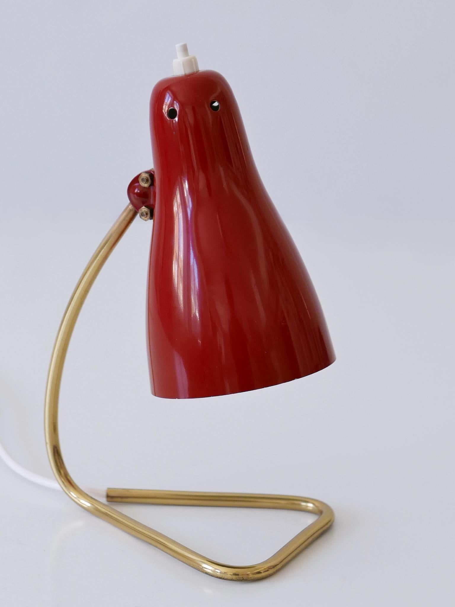 Schöne Mid-Century Modern-Tischlampe oder Wandleuchter von Rupert Nikoll, Österreich, 1960er Jahre im Zustand „Gut“ im Angebot in Munich, DE