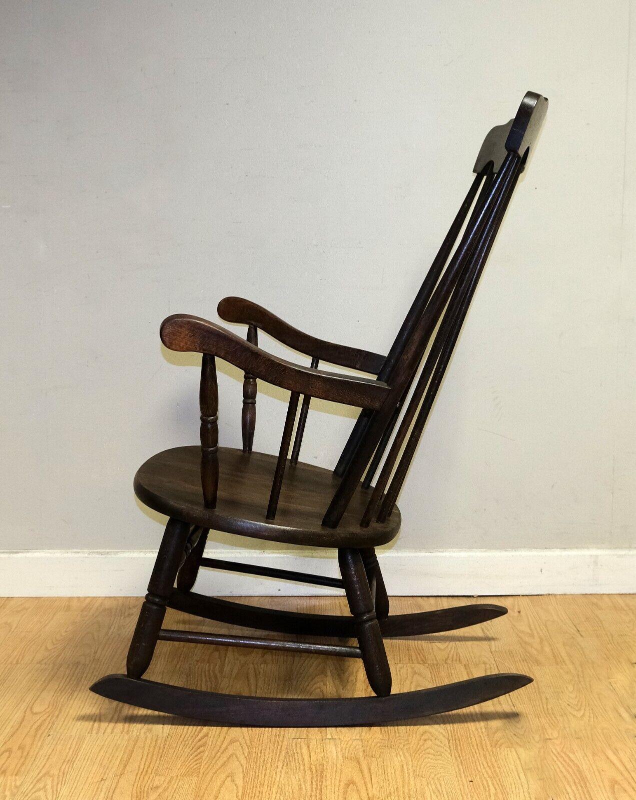 vintage windsor rocking chair
