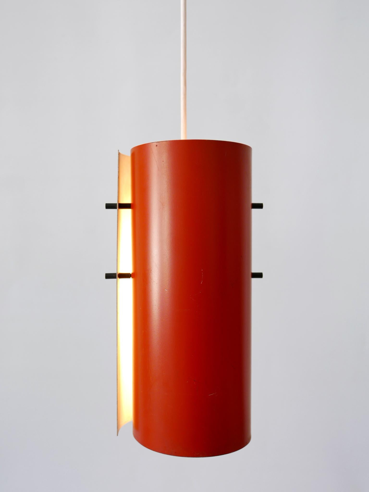 Lovely Midcentury Modern Bi-Color Pendant Lamps or Hanging Lights Germany 1960s For Sale 10