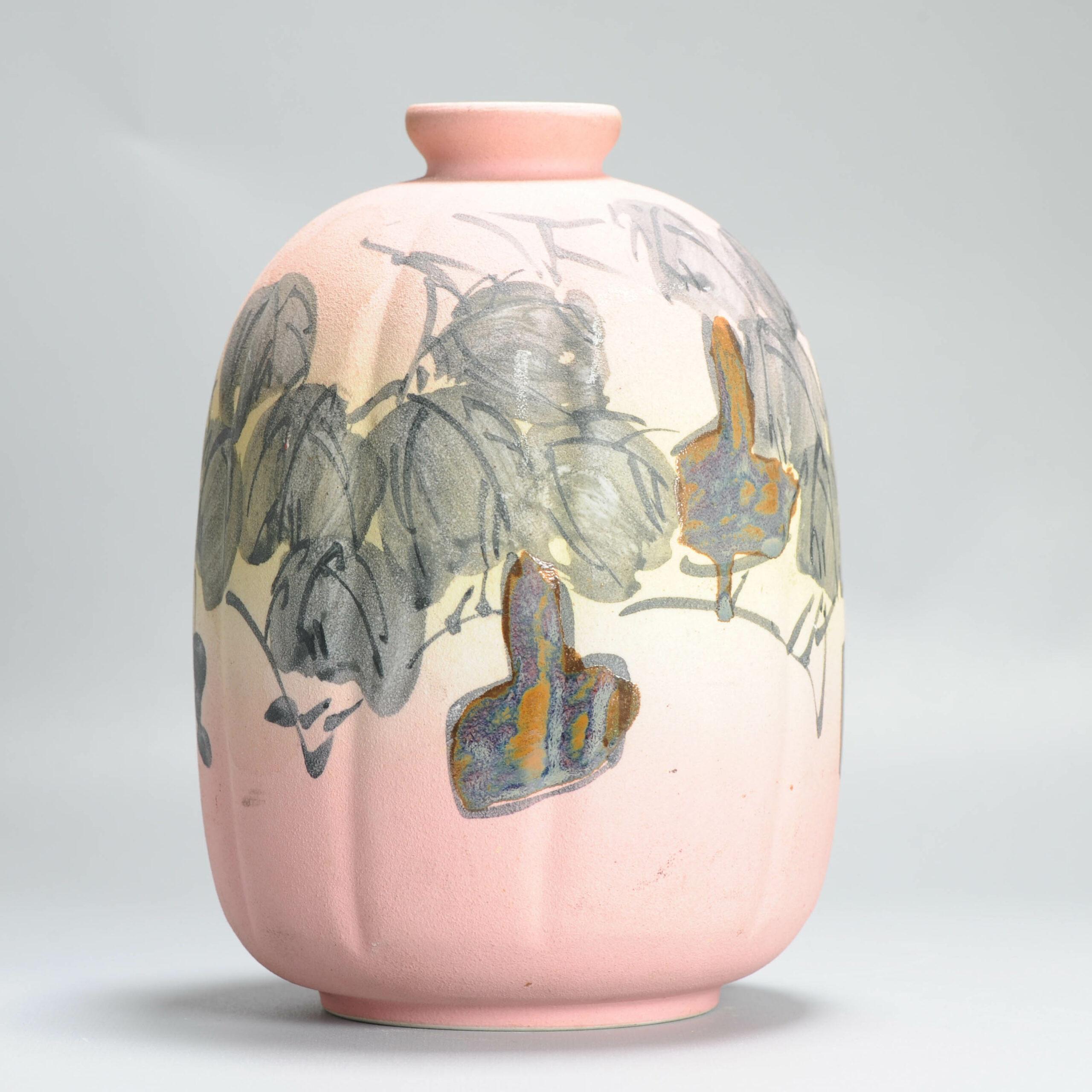 Cinese Bella porcellana moderna Arte Vaso PROC in porcellana cinese XX/21° secolo in vendita
