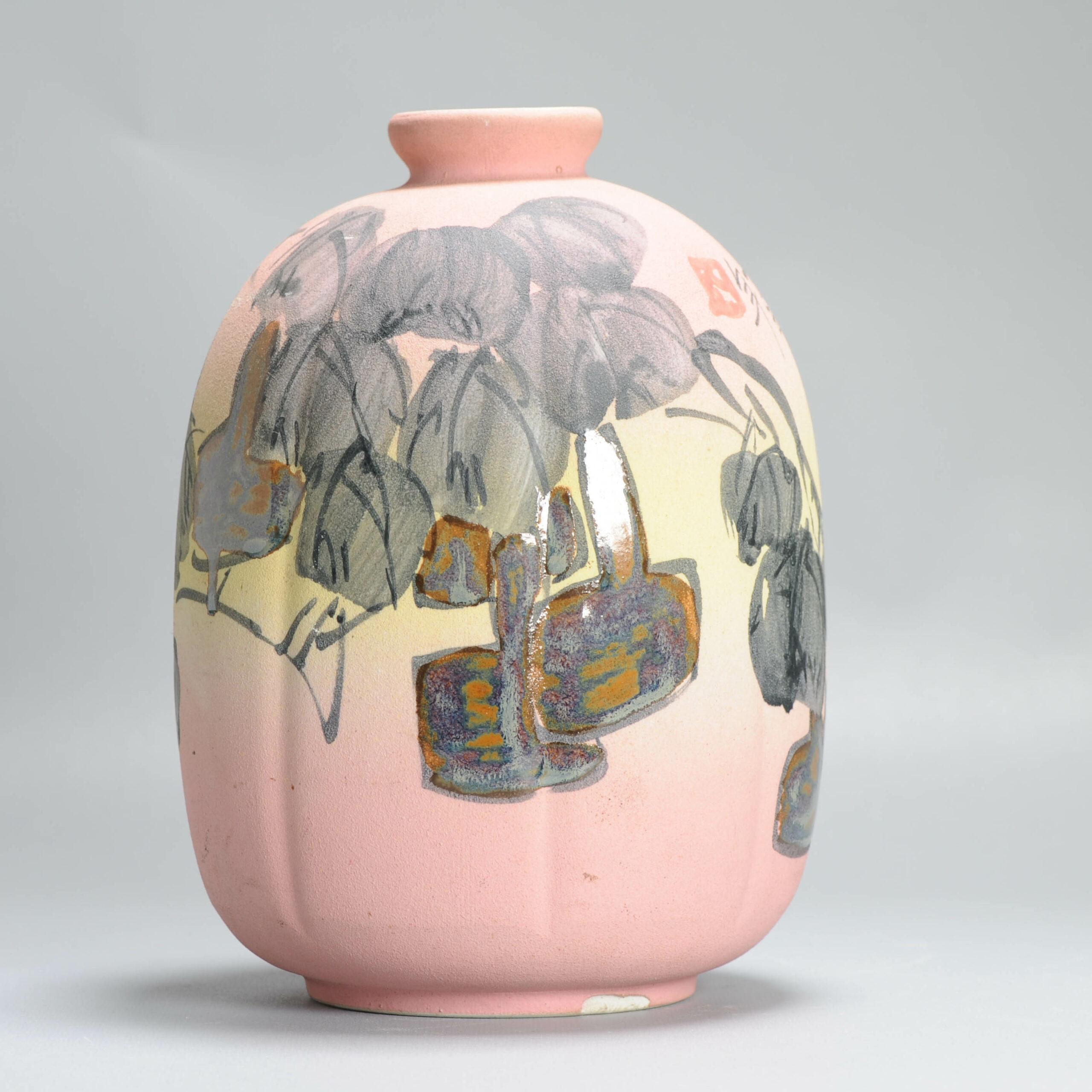Cloisonné Bella porcellana moderna Arte Vaso PROC in porcellana cinese XX/21° secolo in vendita