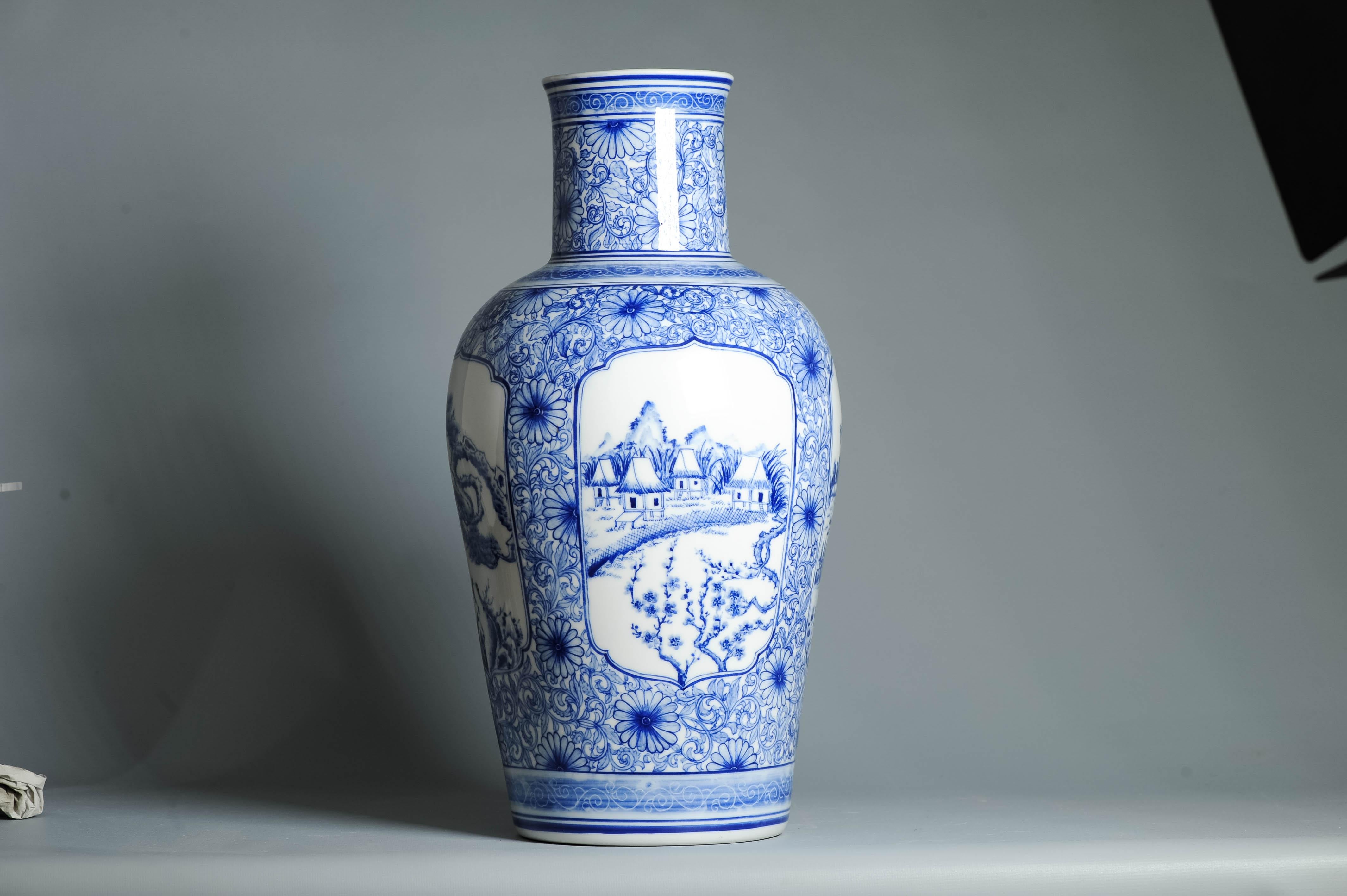 Vase PROC en porcelaine japonaise ou chinoise 20e/21e siècle en vente 4