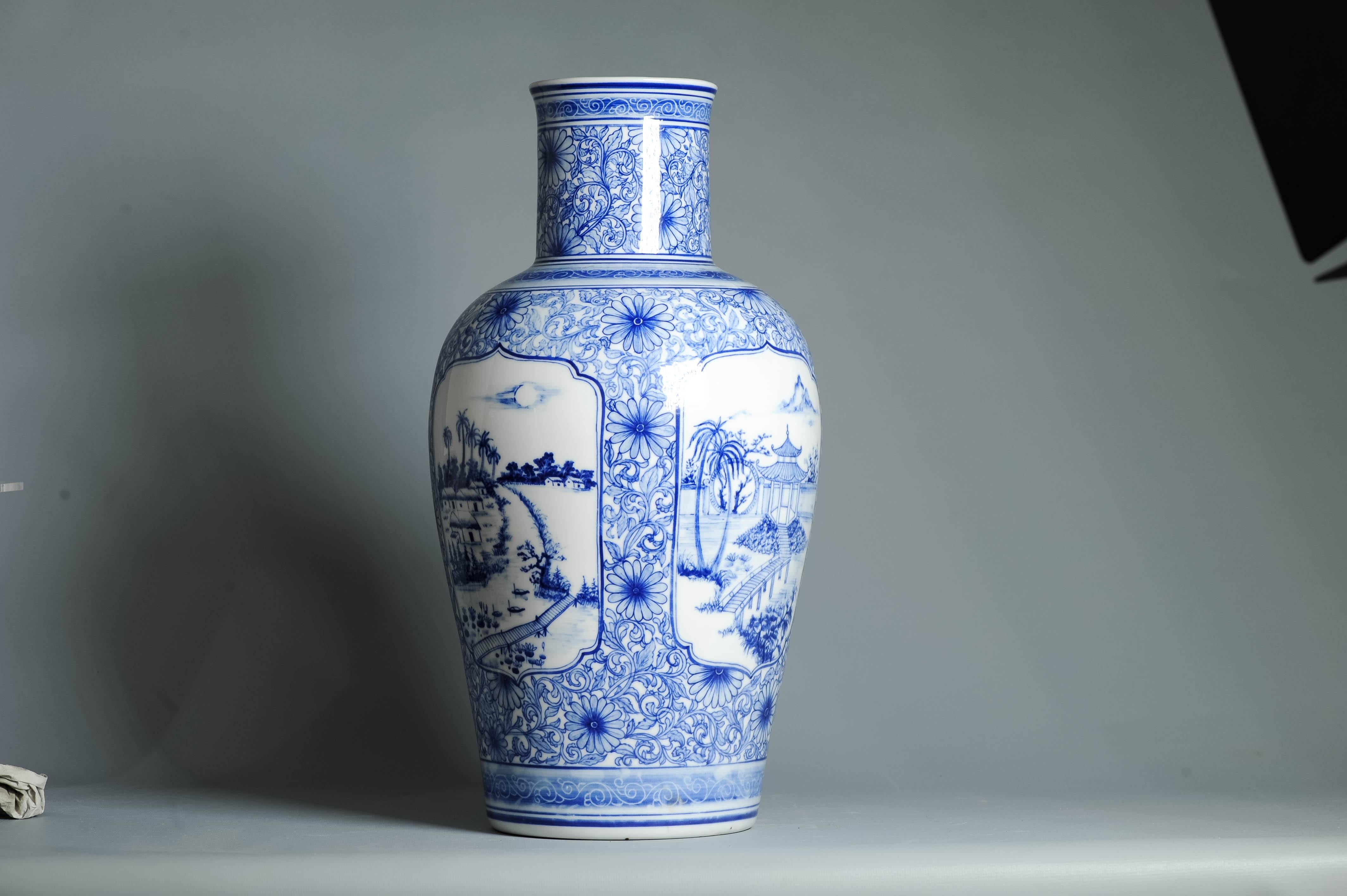 Vase PROC en porcelaine japonaise ou chinoise 20e/21e siècle en vente 6