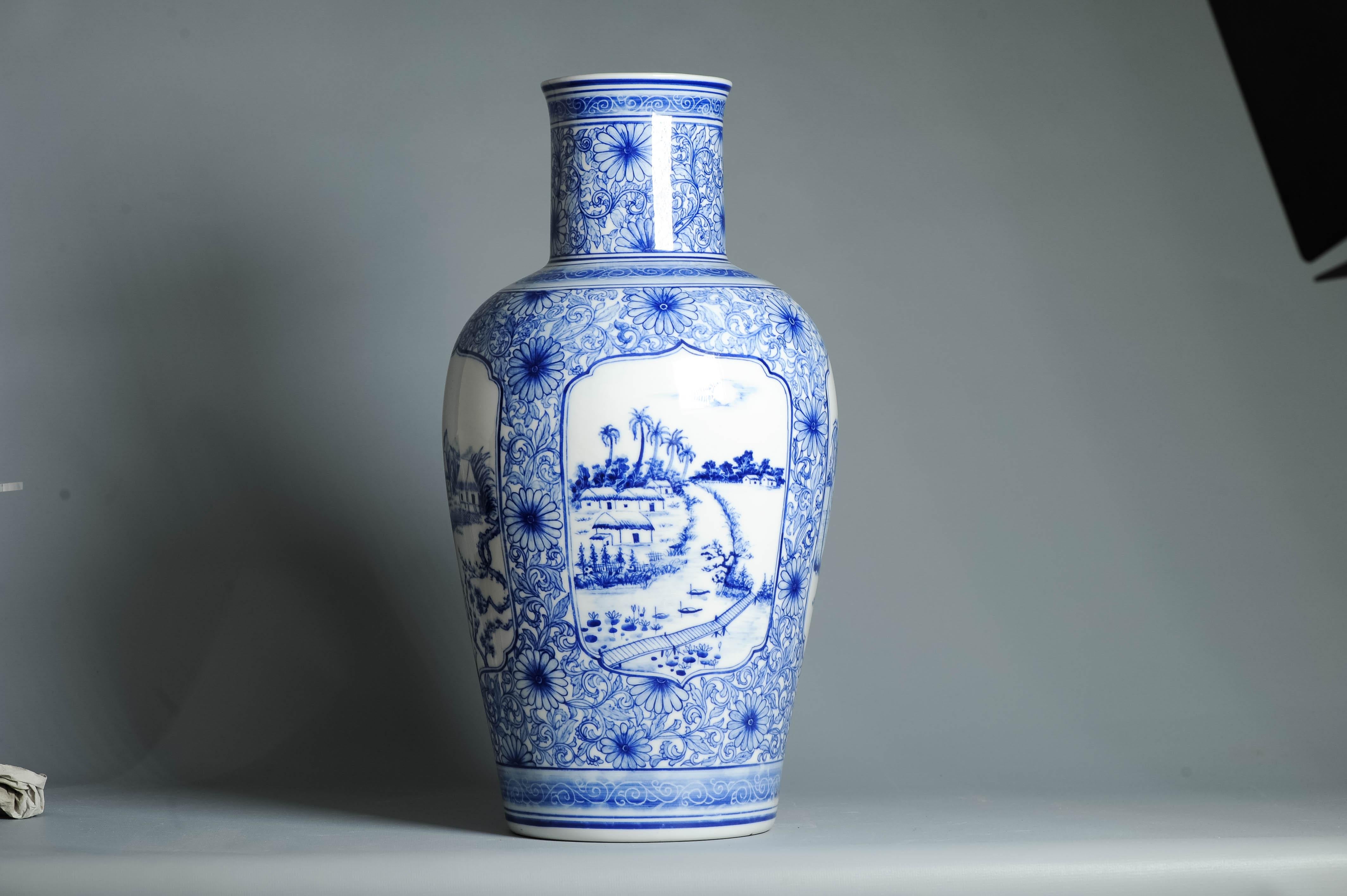 Vase PROC en porcelaine japonaise ou chinoise 20e/21e siècle en vente 7