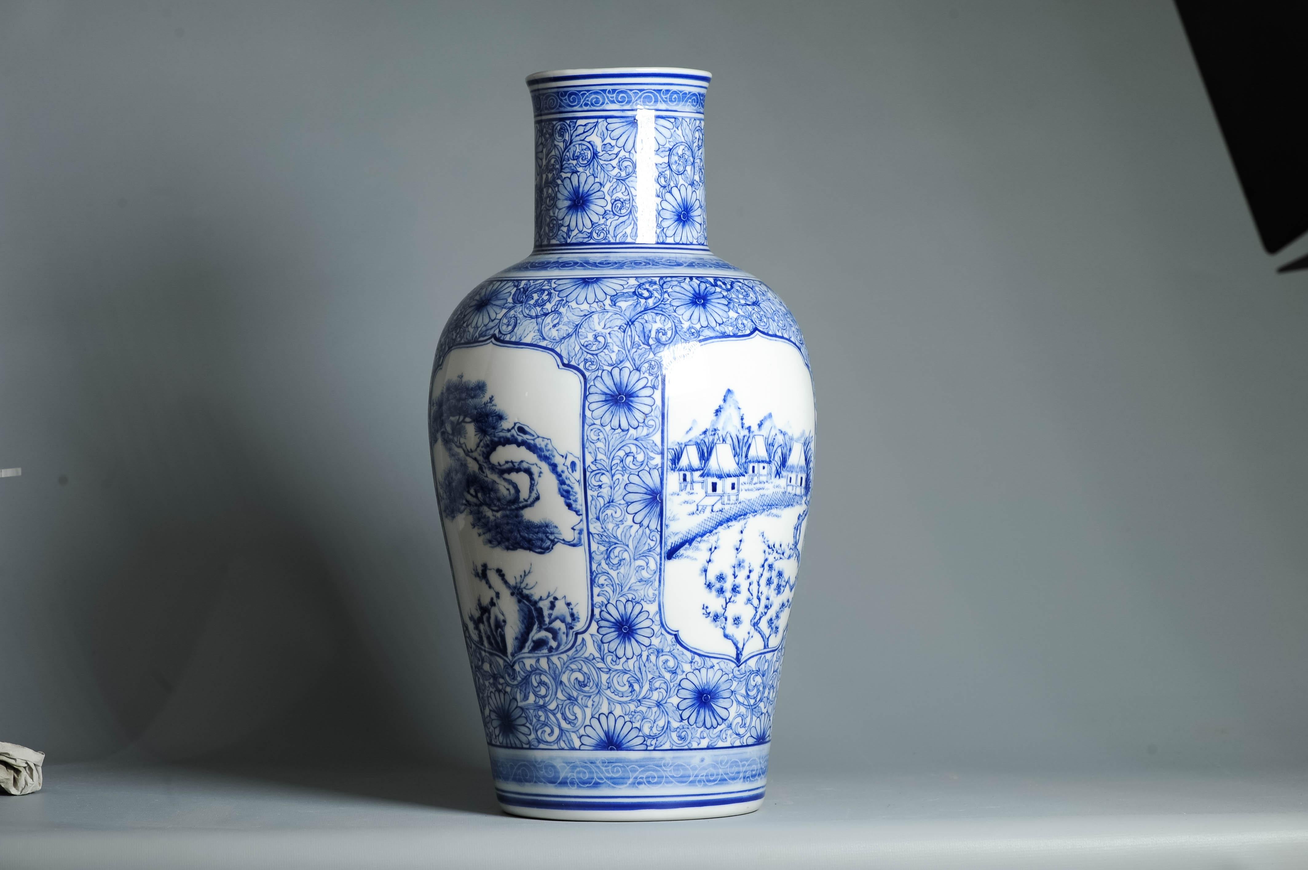 Vase PROC en porcelaine japonaise ou chinoise 20e/21e siècle en vente 8