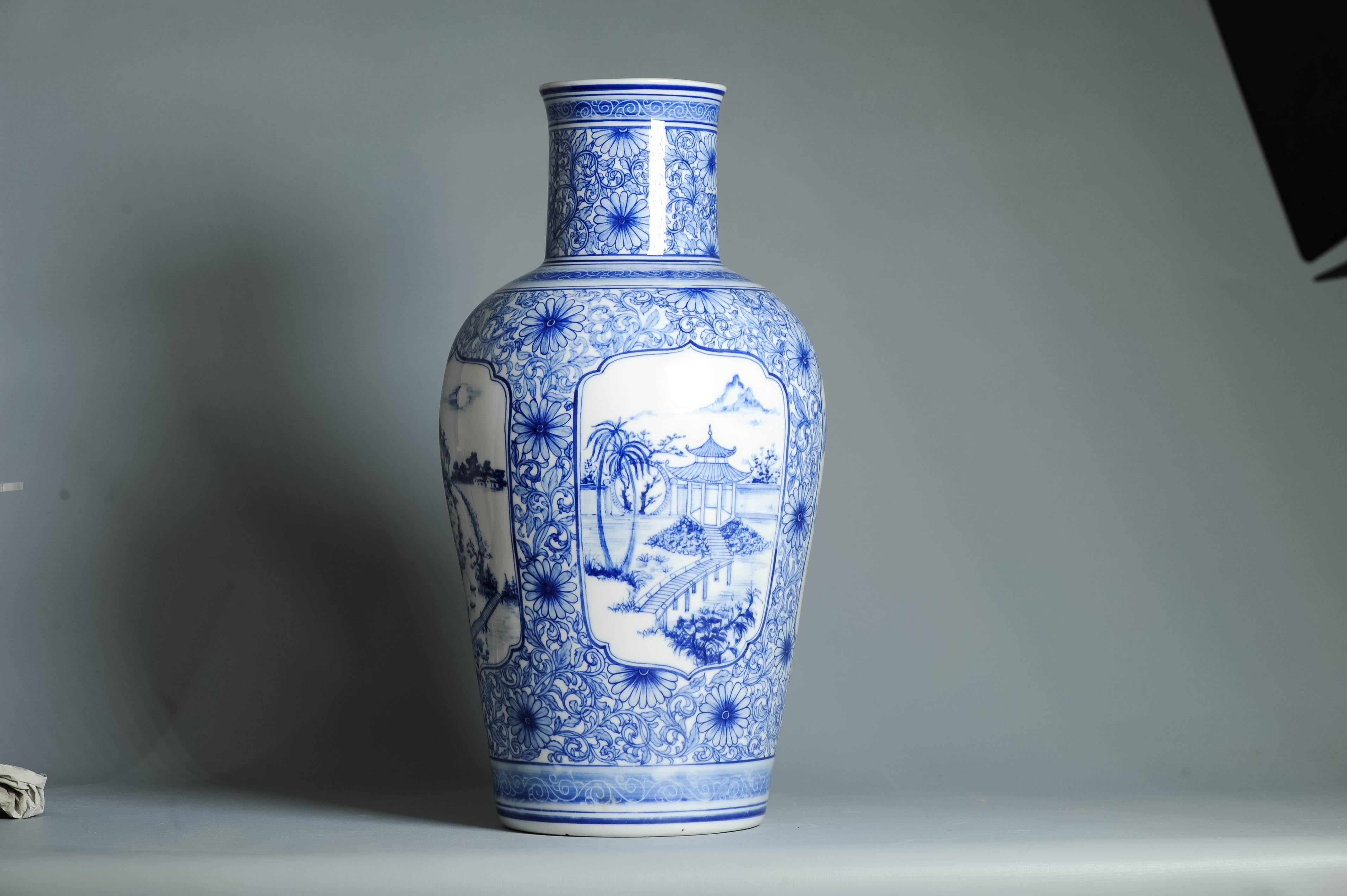 Vase PROC en porcelaine japonaise ou chinoise 20e/21e siècle en vente 10