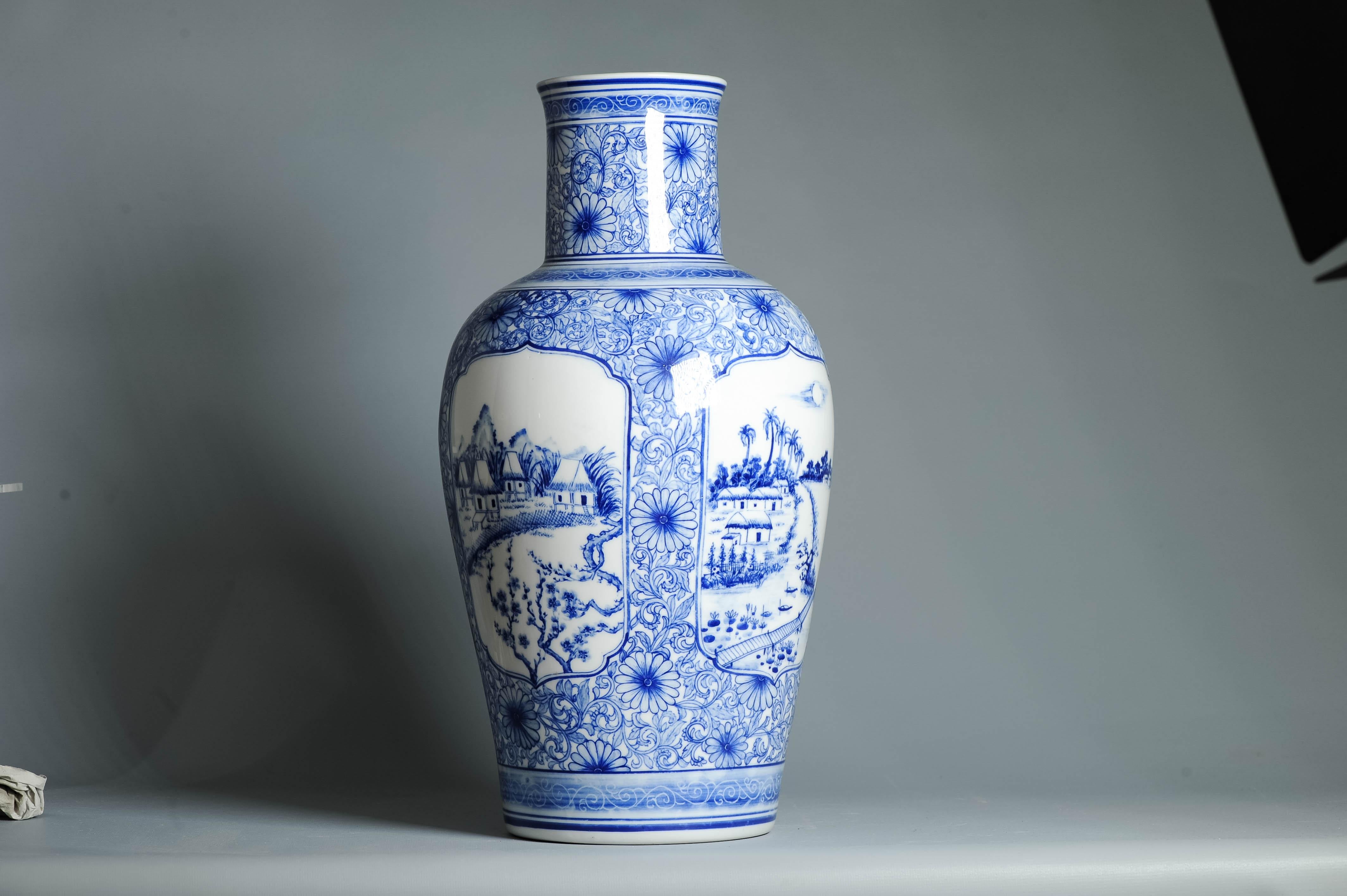 XIXe siècle Vase PROC en porcelaine japonaise ou chinoise 20e/21e siècle en vente