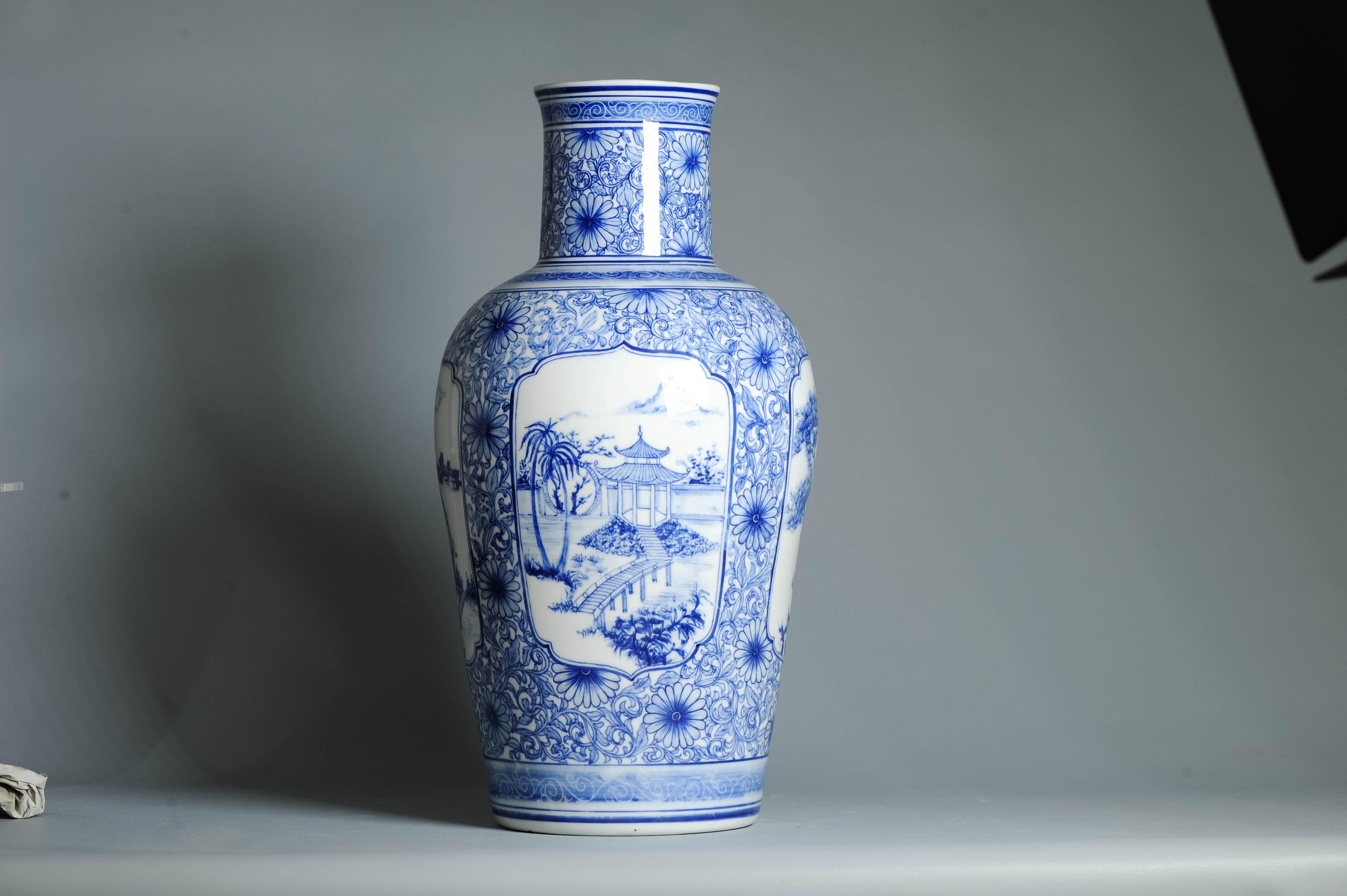 Porcelaine Vase PROC en porcelaine japonaise ou chinoise 20e/21e siècle en vente