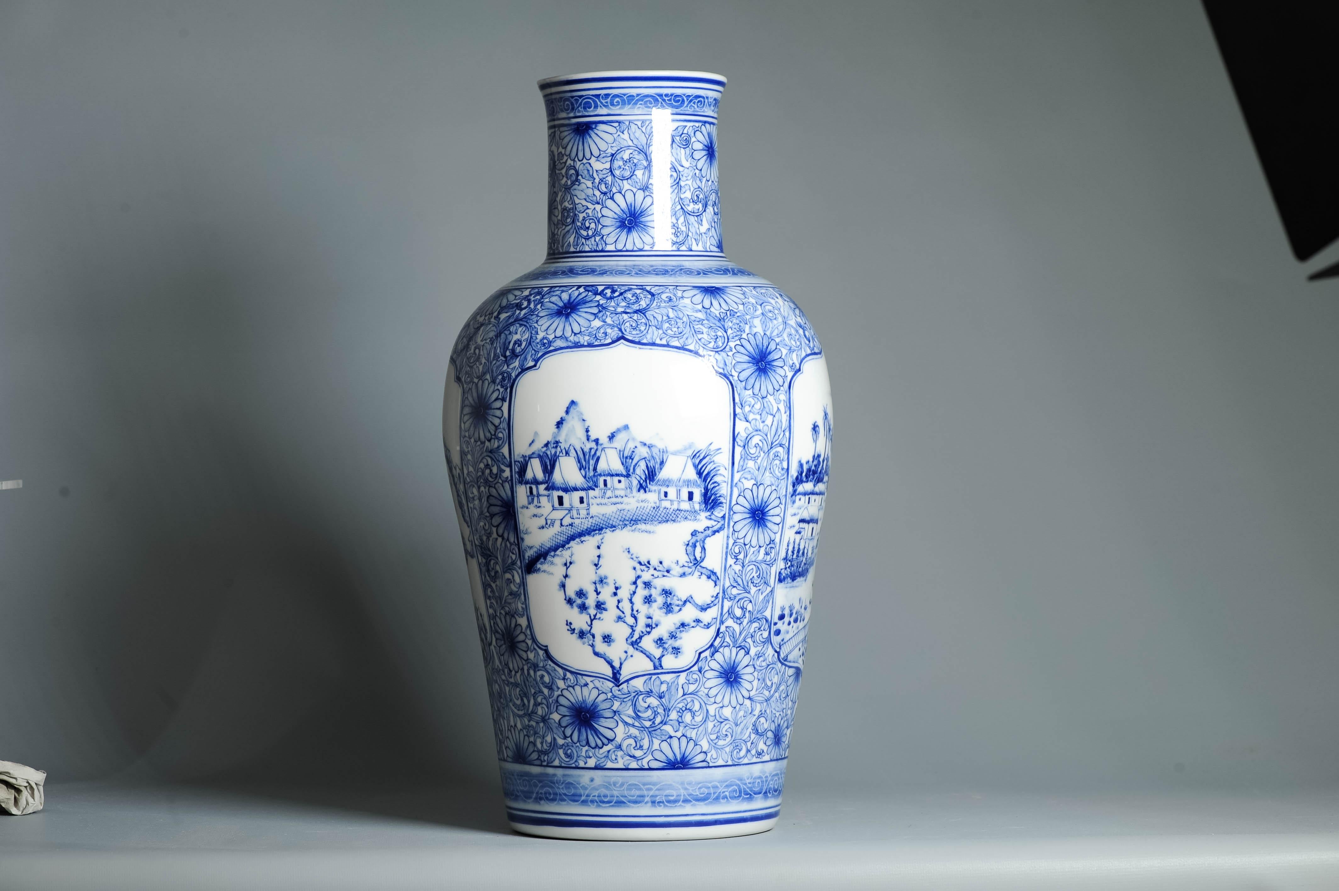 Vase PROC en porcelaine japonaise ou chinoise 20e/21e siècle en vente 2
