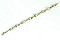Lovely Moonstone Oval Link Bracelet