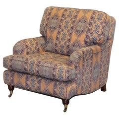 LOVELY MULTIYORK COUNTRYHOUSE REMOVABLE FABRIC HOWARD ARM STYLE LOUNGE ARMCHAiR